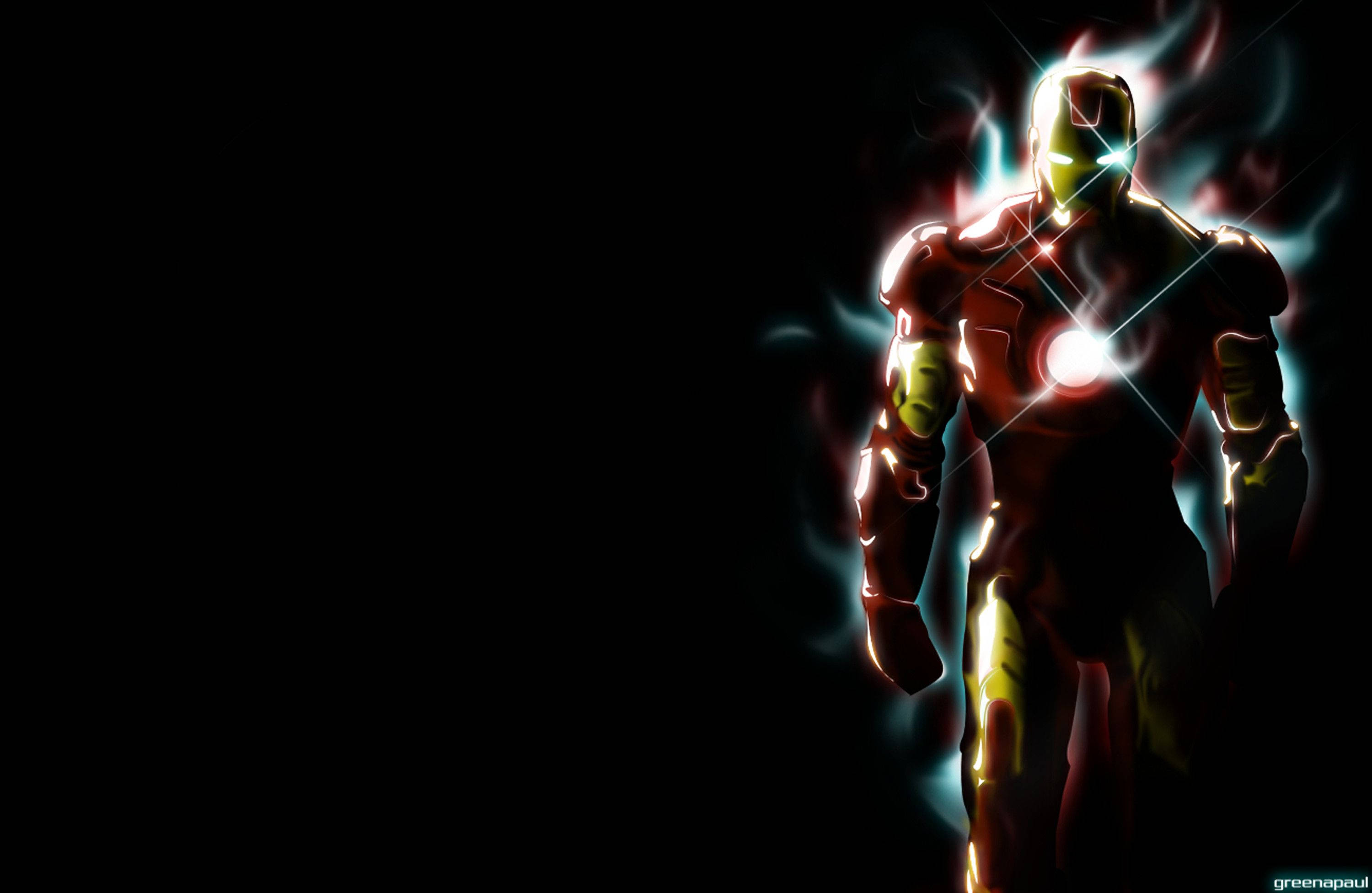 Iron Man Gizani Picha ya Ukuta