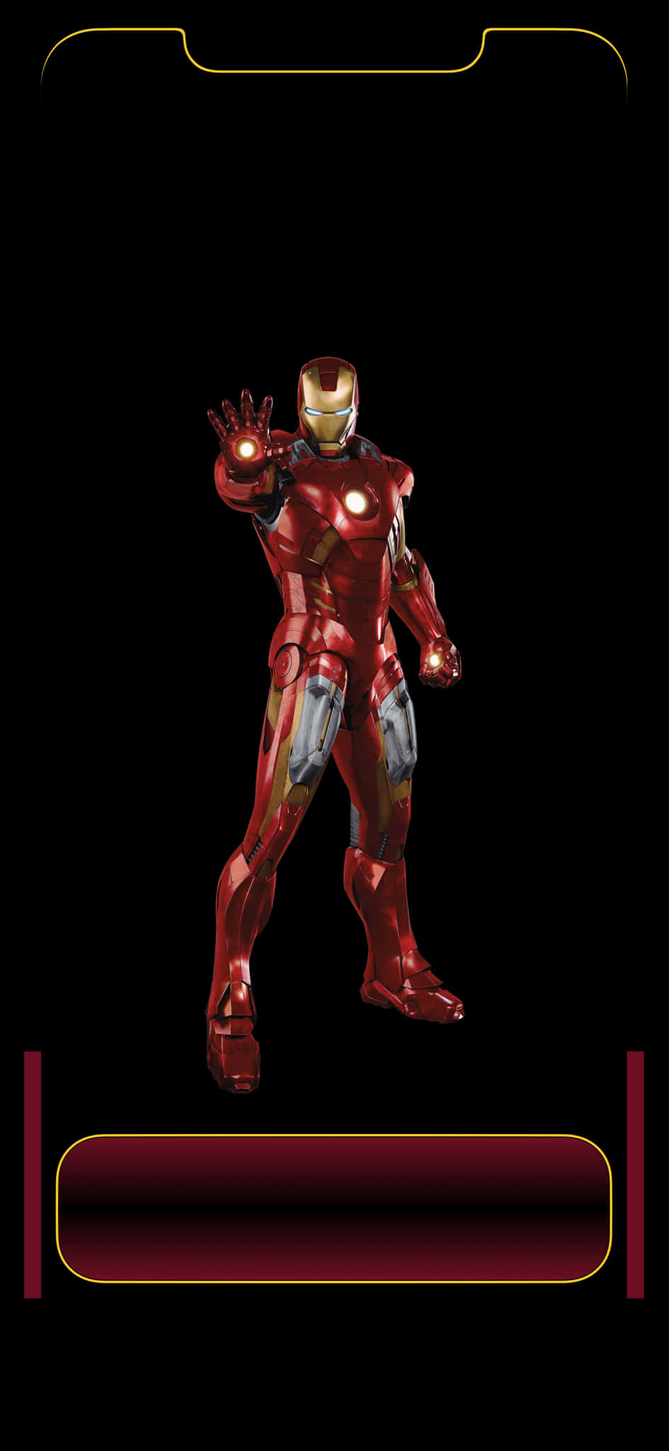 ikon ya iron man kwa android Picha ya Ukuta