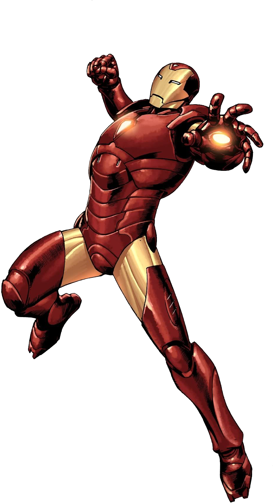 Iron Man katika Mkao wa Kuchukua Hatua Picha ya Ukuta