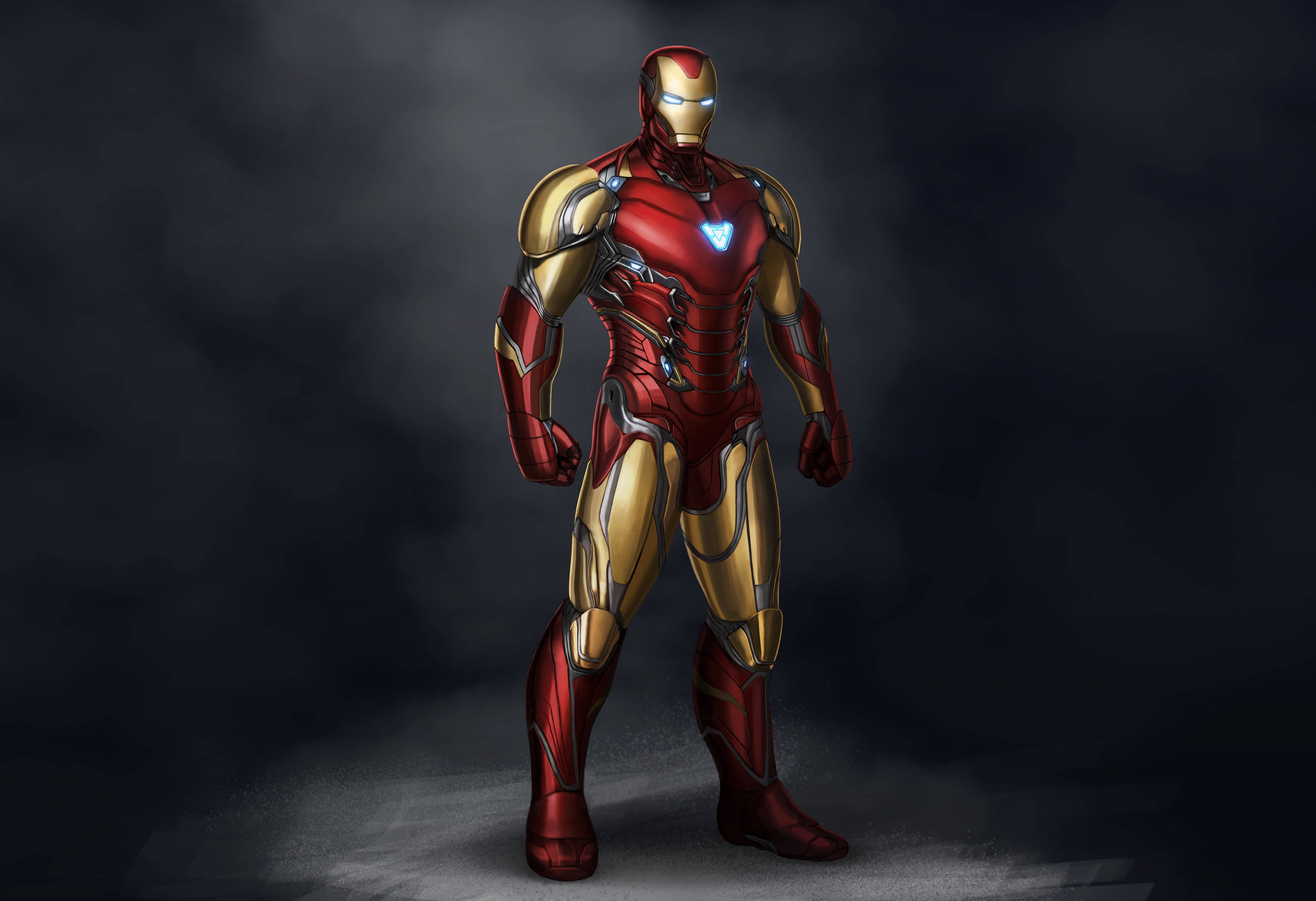 Iron Man Mark 85 Kwenye Maonyesho Picha ya Ukuta