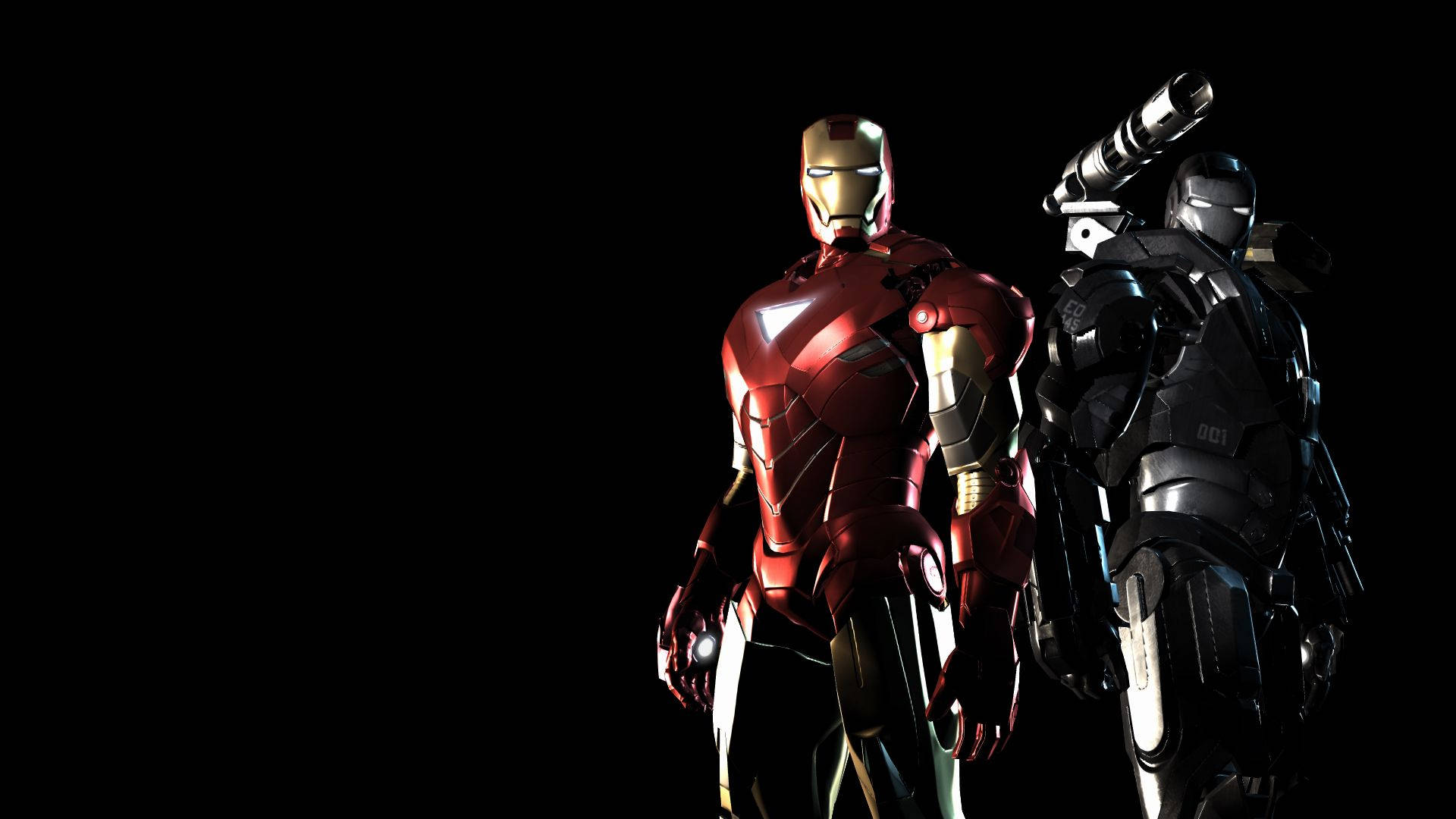 Iron Man na War Machine Picha ya Ukuta
