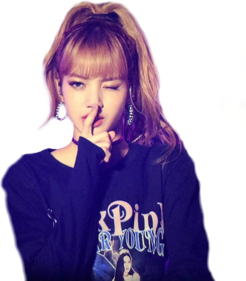 Ishara ya Kimya ya Mwanachama wa Blackpink Picha ya Ukuta