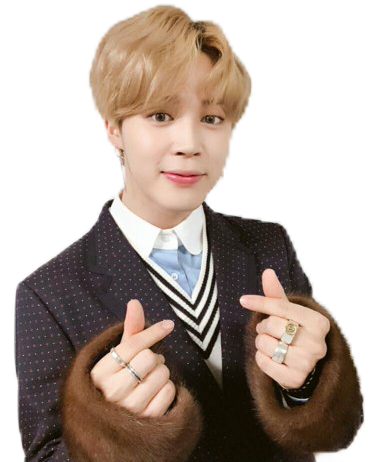 Ishara ya Mioyo ya Vidole ya Jimin Picha ya Ukuta