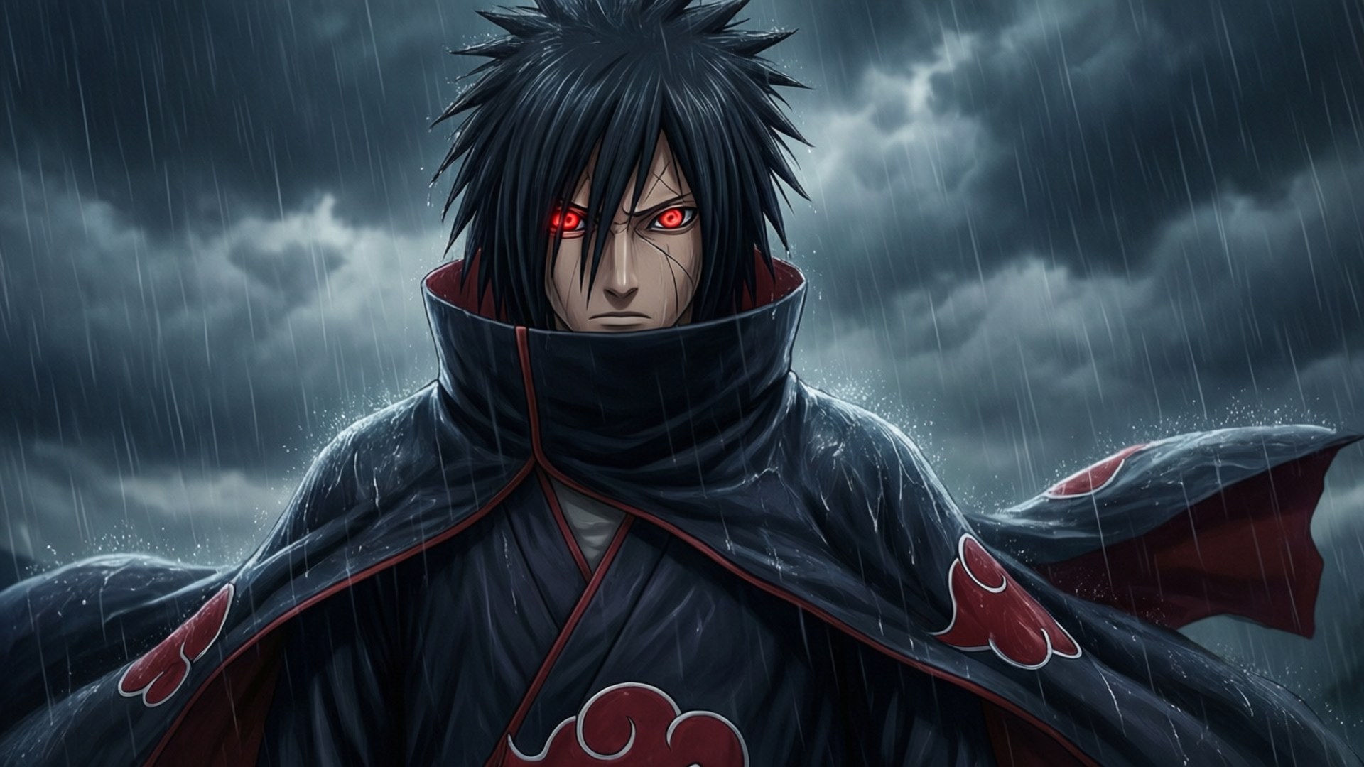 Itachi kwenye Mvua Picha ya Ukuta