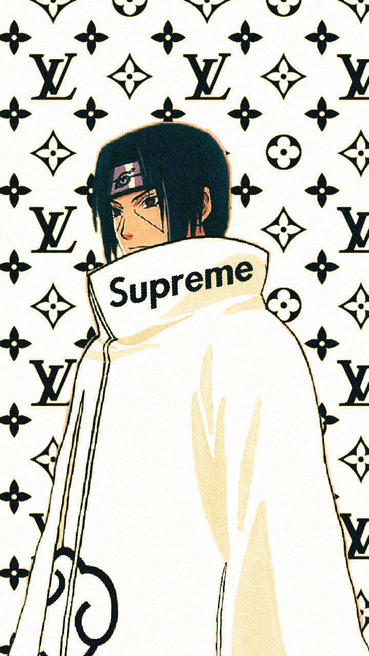 Itachi Mkuu wa Naruto Nyeupe Picha ya Ukuta