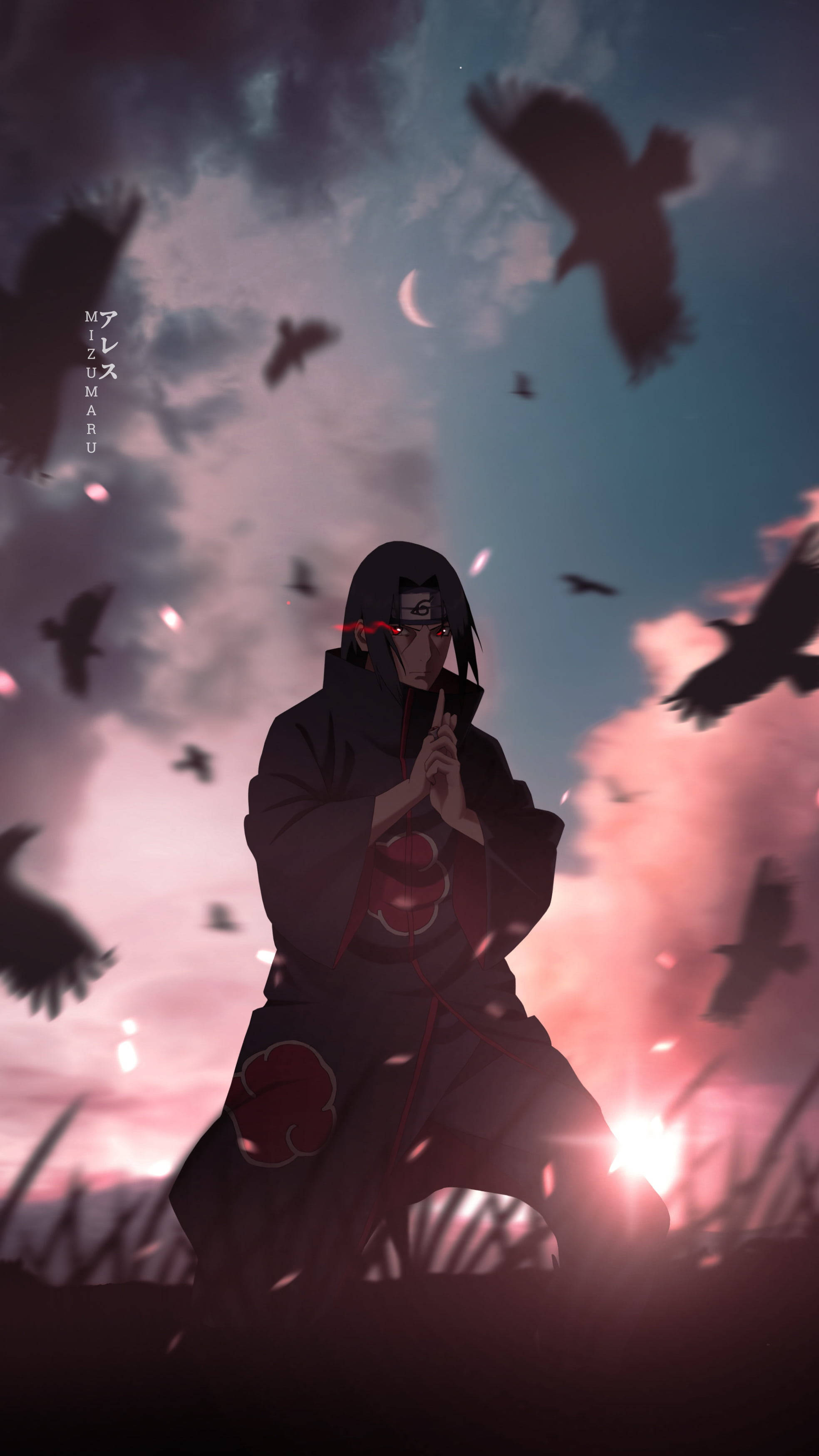 Itachi Naruto Simu 4K Picha ya Ukuta