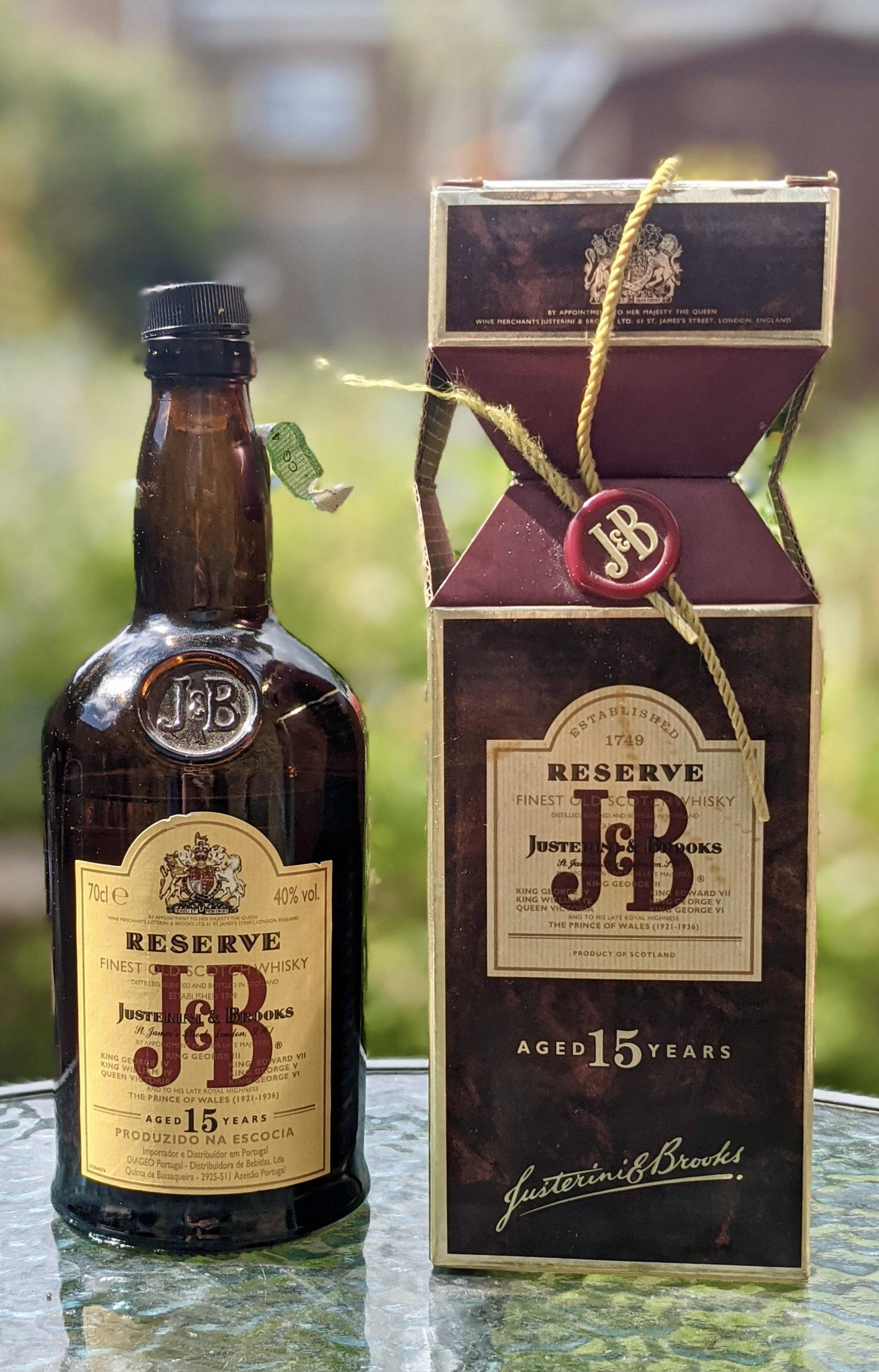 J&B Reserve Umri wa Miaka 15 Picha ya Ukuta