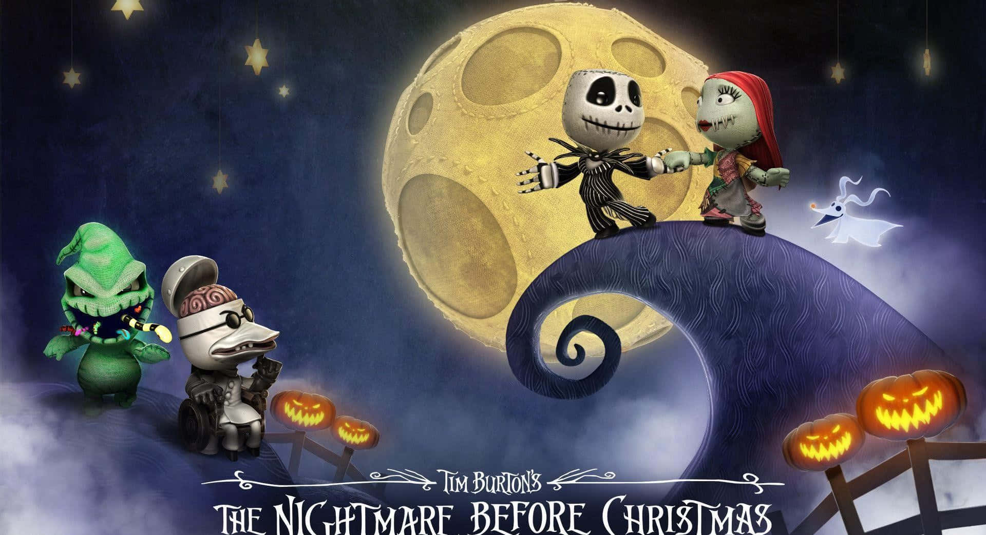 "Jack Skellington, Mfalme wa Mji wa Halloween" Picha ya Ukuta