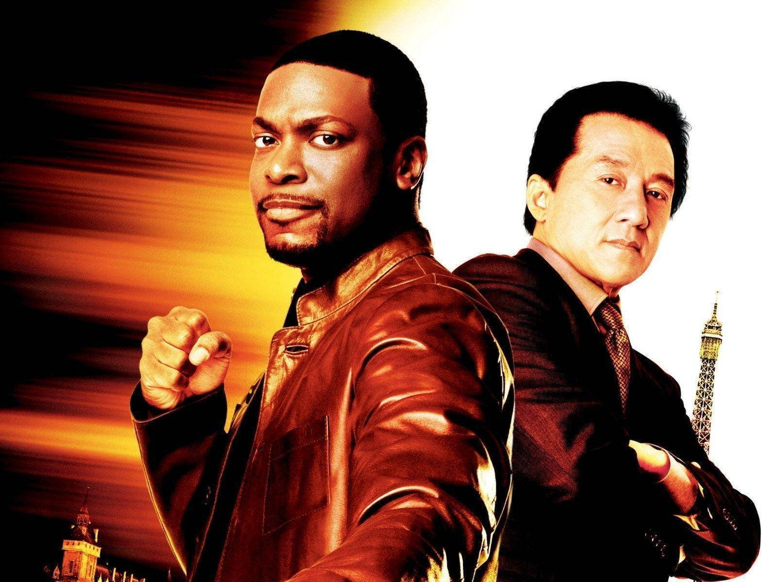 Jackie Chan Na Chris Tucker Picha ya Ukuta