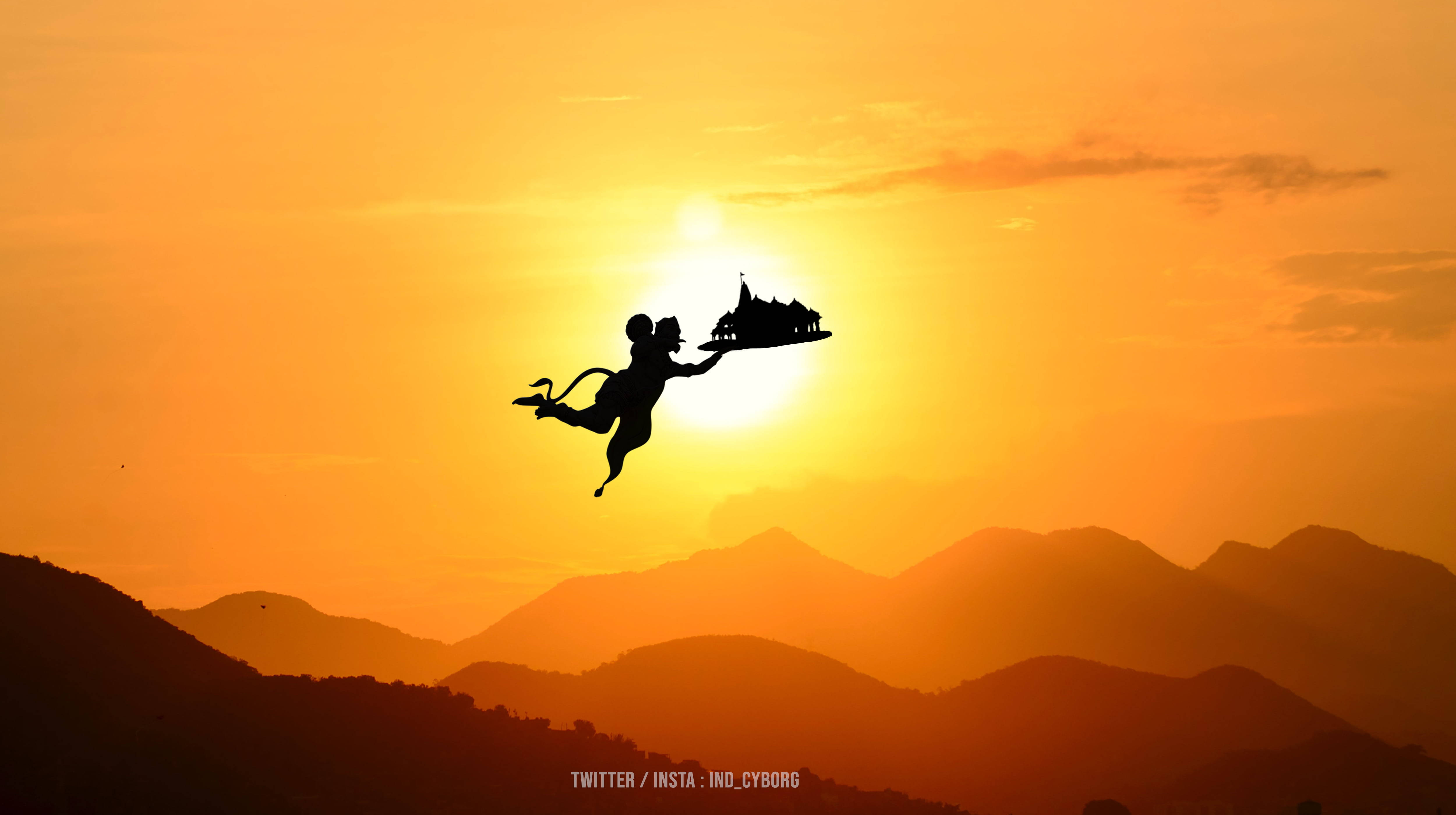 Jai Shree Ram Akuruka HD Picha ya Ukuta