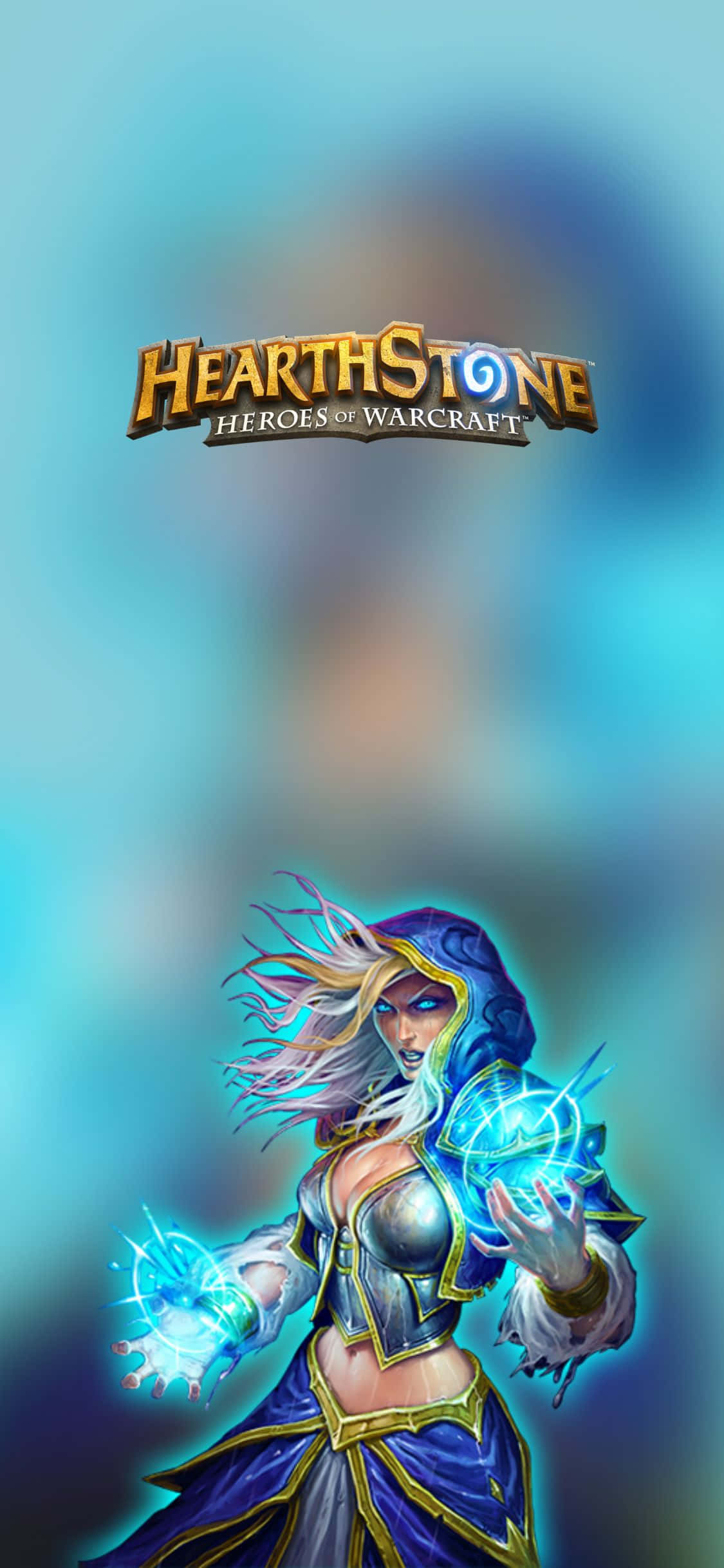 Jaina Proudmoore iPhone XS Hearthstone Background Picha ya Ukuta