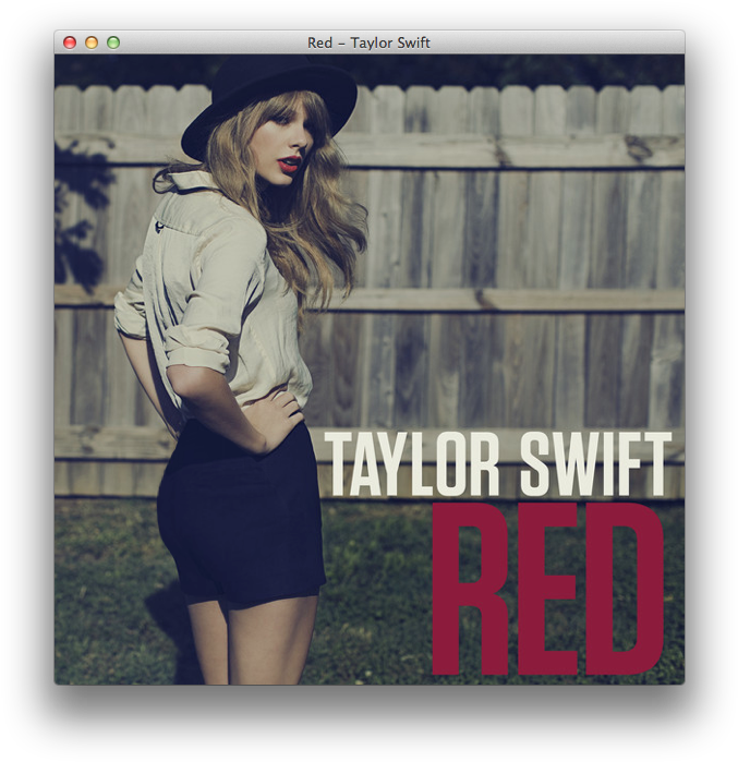 Jalada la Albamu Nyekundu ya Taylor Swift Picha ya Ukuta