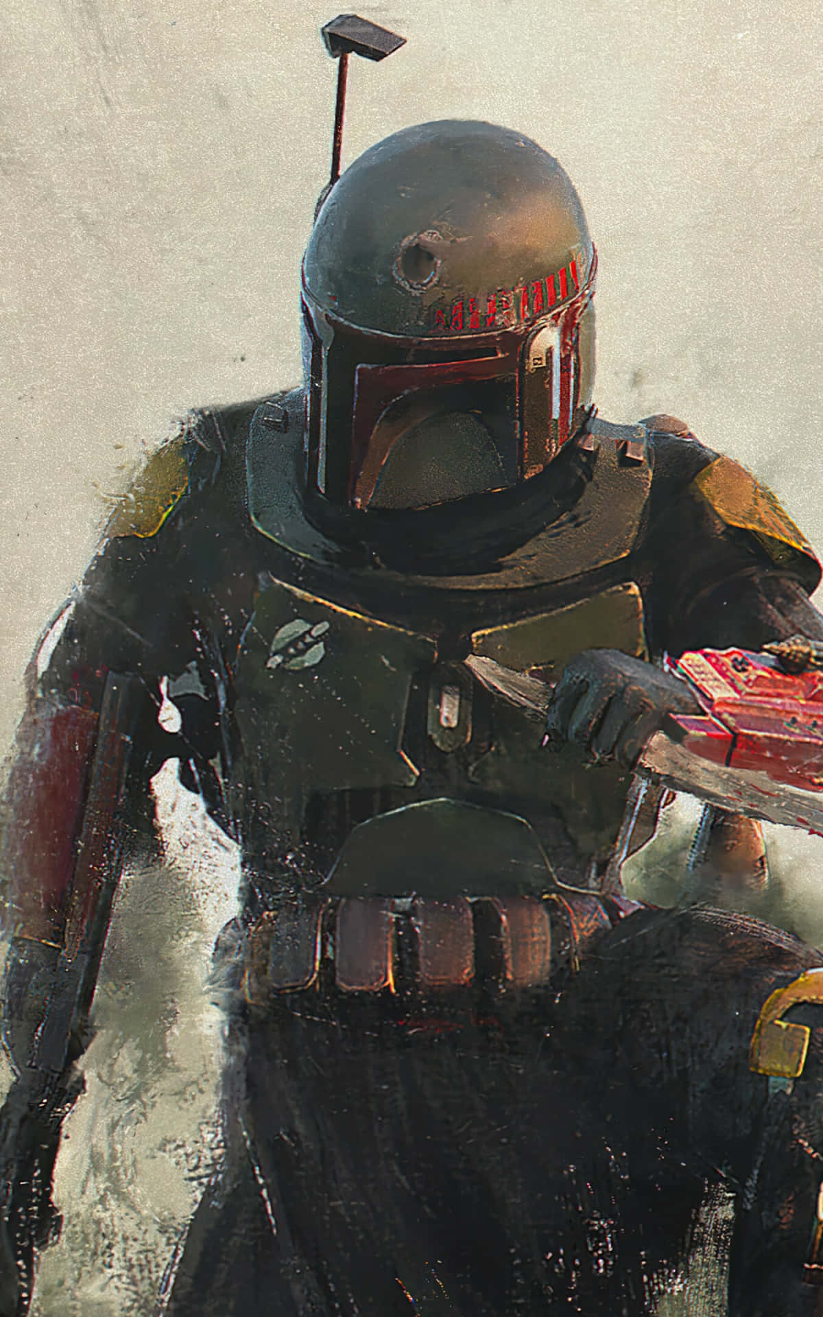 Jango Fett - Mwanasaha wa Kukusanya wa Kijeshi Picha ya Ukuta