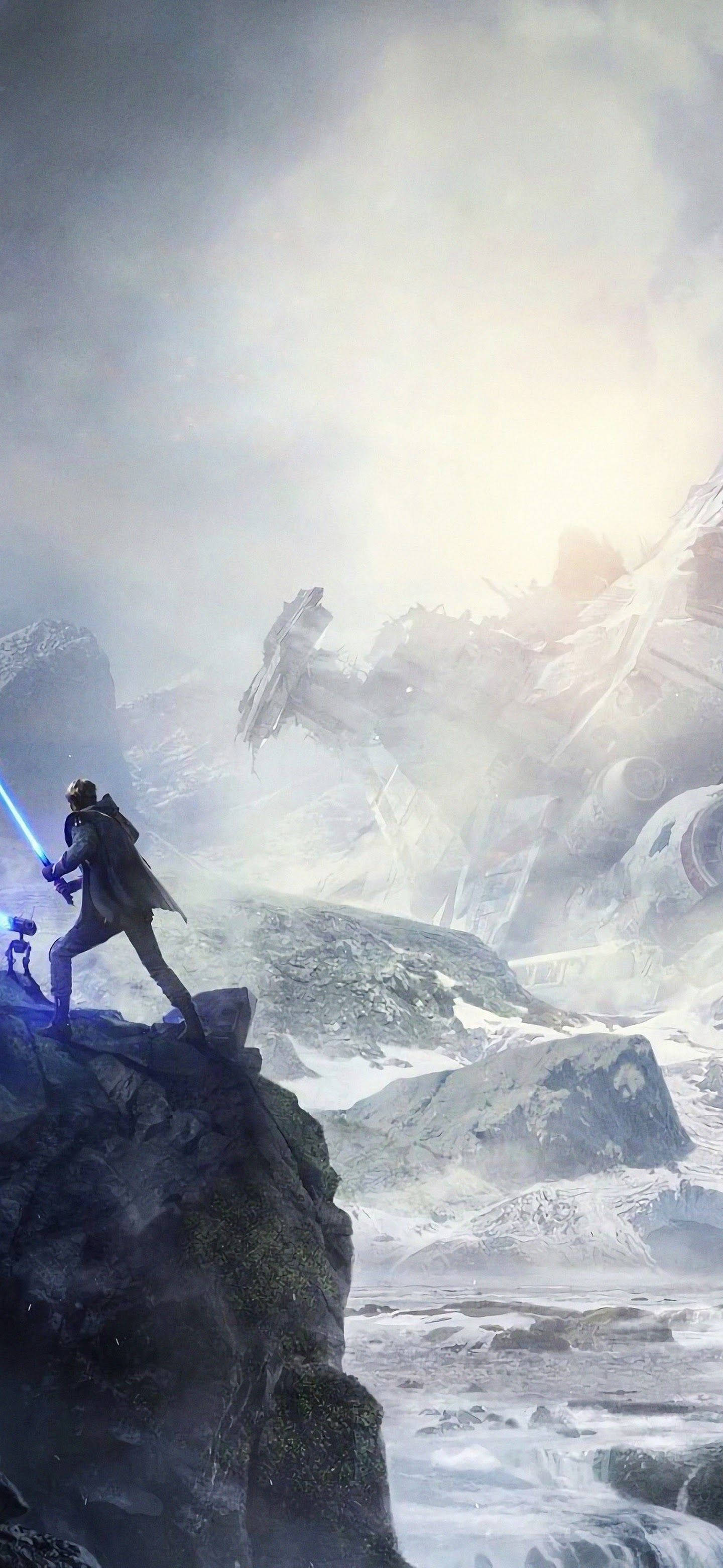 Jedi Fallen Order Star Wars 4K iPhone Picha ya Ukuta