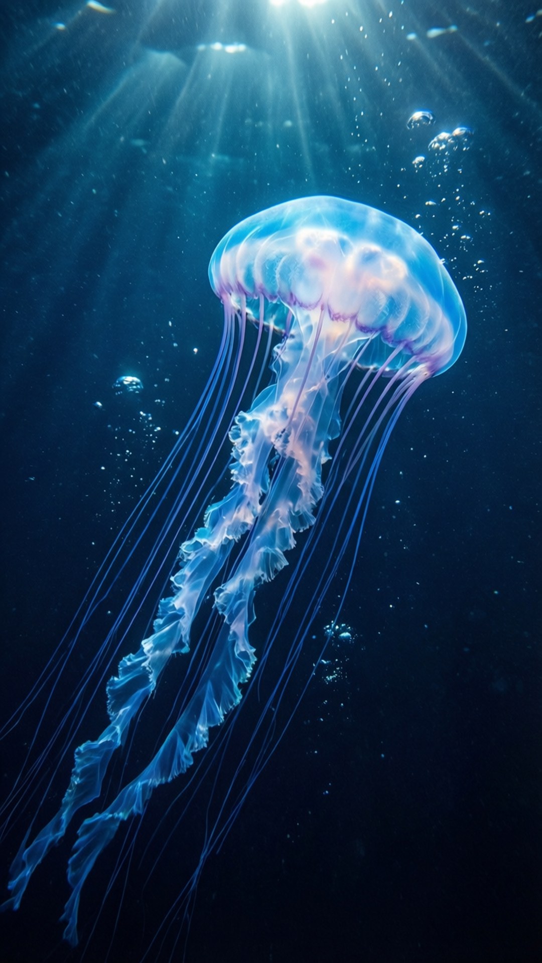 Jellyfish Mwanga Picha ya Ukuta