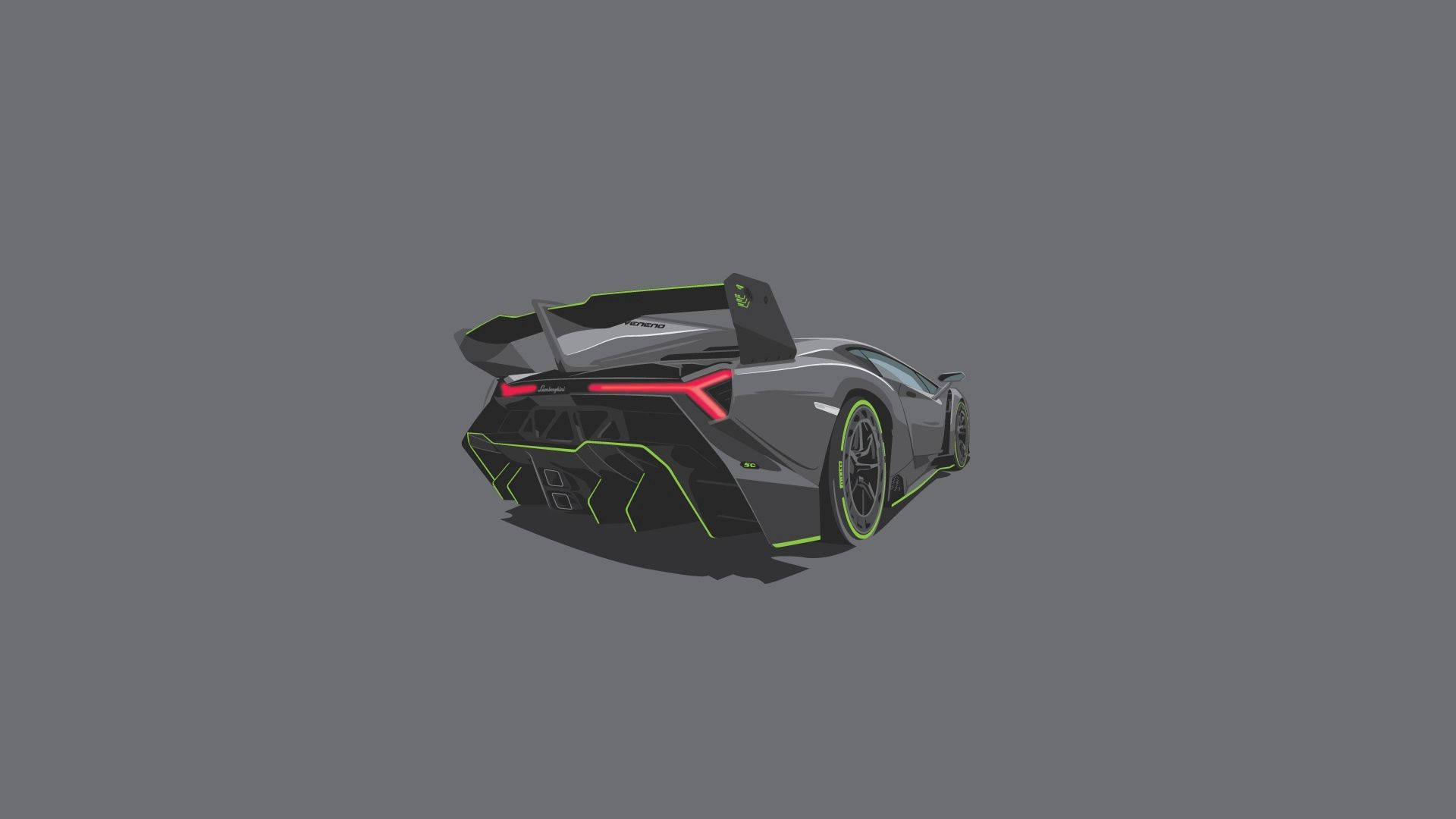 Jiandae Kuvutia Macho na Lamborghini Veneno! Picha ya Ukuta