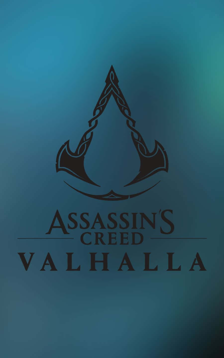Jina la Mchezo na Logo 1440p Assassin's Creed Valhalla Background Picha ya Ukuta