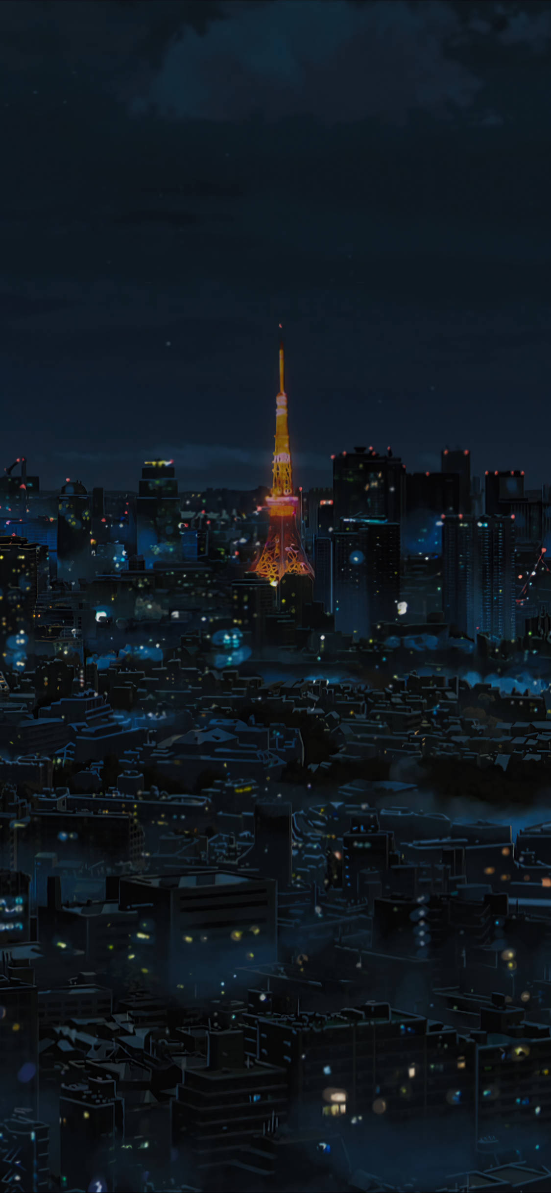 Jina Lako iPhone Mnara wa Tokyo Picha ya Ukuta