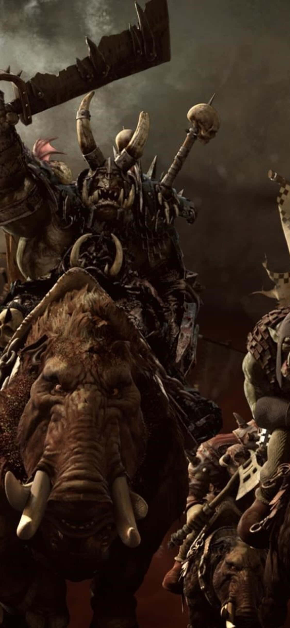 Jionee Katika Vita vya Epic katika Total War: Warhammer kwa iPhone X Picha ya Ukuta