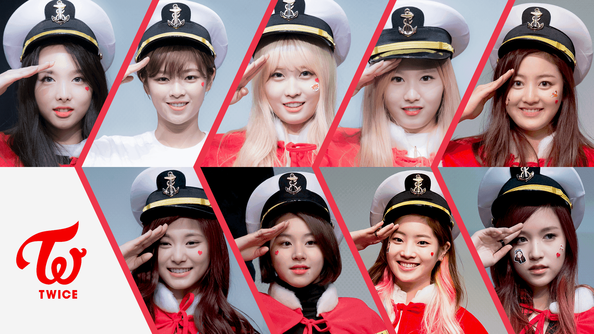 Jisikie Maalum na TWICE wa JYP Entertainment Picha ya Ukuta