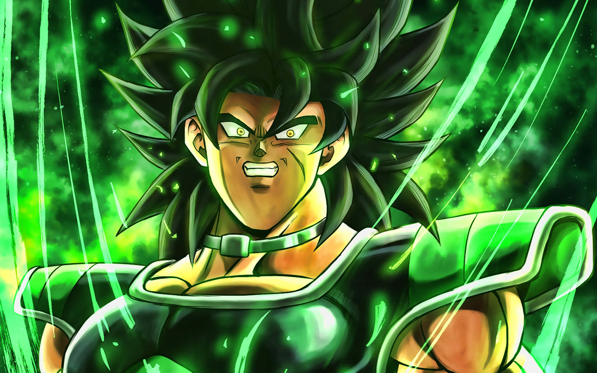 Jitayarishe kufuata safari ya kishujaa ya Goku na Vegeta katika Dragon Ball Super Broly! Picha ya Ukuta