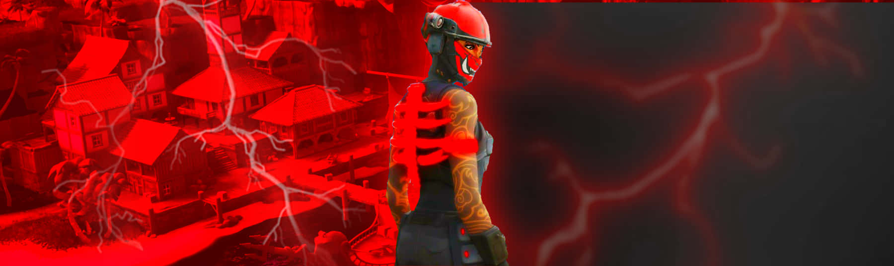 Jiunge na burudani kwa ngozi mpya ya Manic kutoka Fortnite Picha ya Ukuta