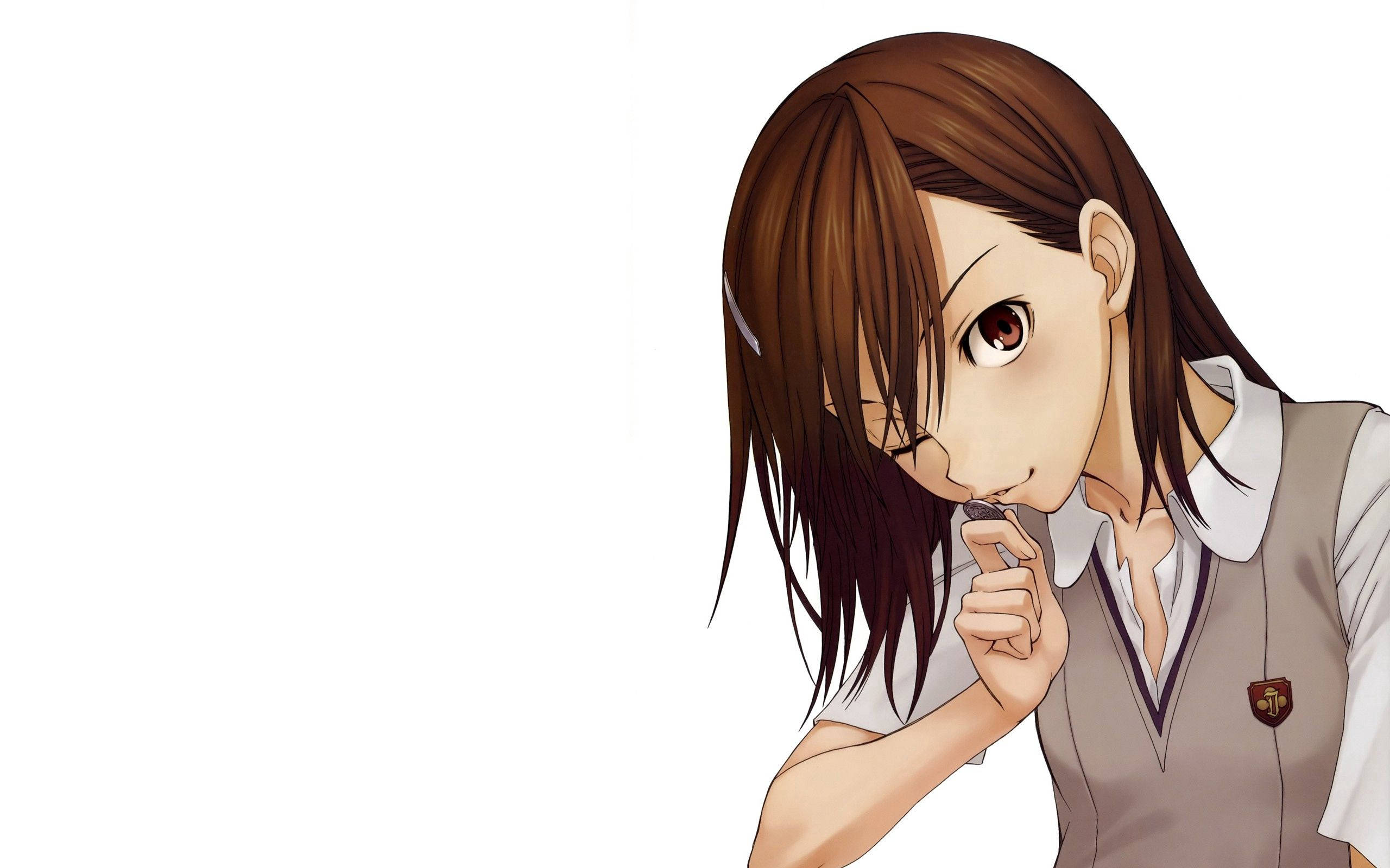 Jiunge na Safari na Mikoto Misaka Picha ya Ukuta