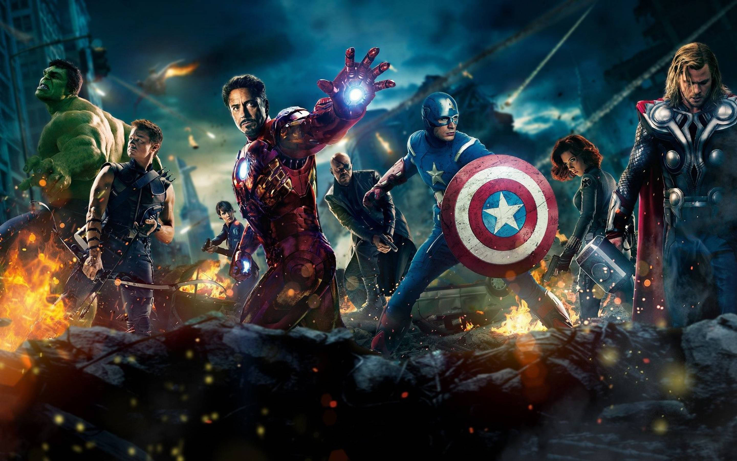 Jiunge na Washujaa wa Marvel! Picha ya Ukuta
