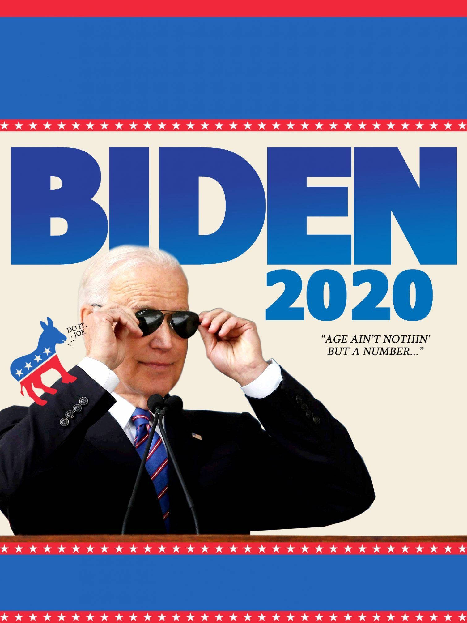 Joe Biden Kuhamasisha Kukwaa Kwa Uchaguzi 2020 Picha ya Ukuta
