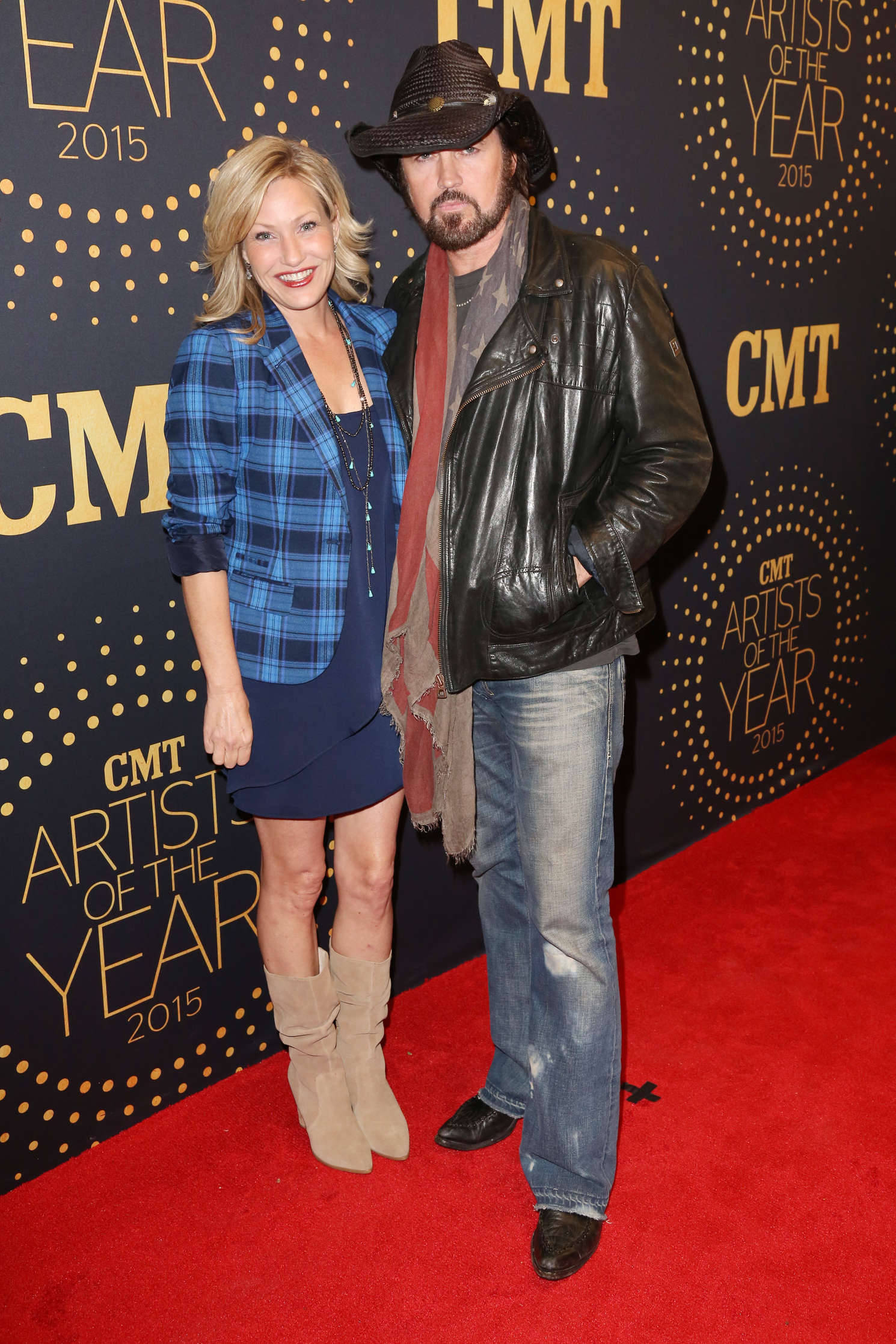 Joey Lauren Adams na Billy Ray Cyrus Picha ya Ukuta