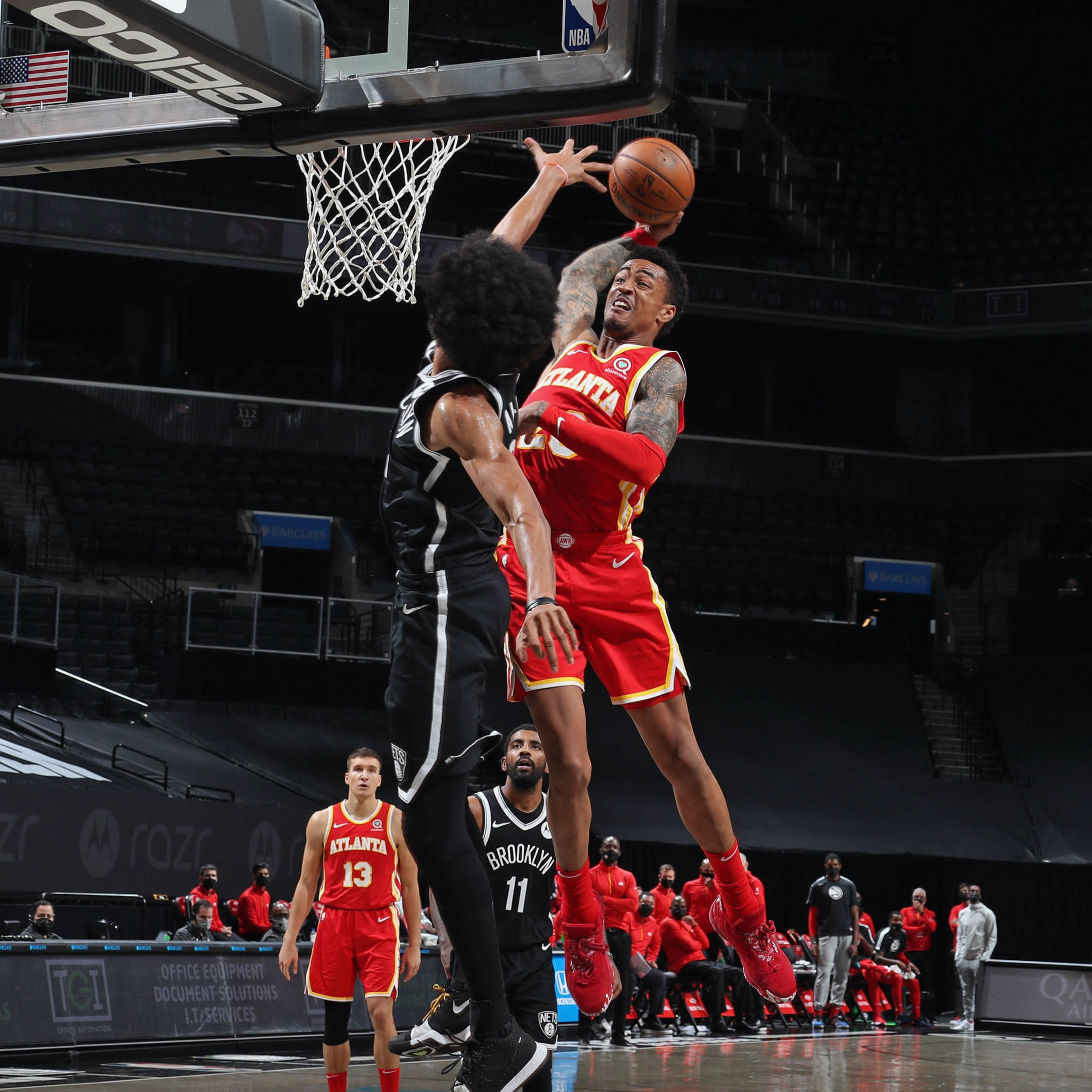 John Collins Pamoja na Timu ya Wapinzani Picha ya Ukuta