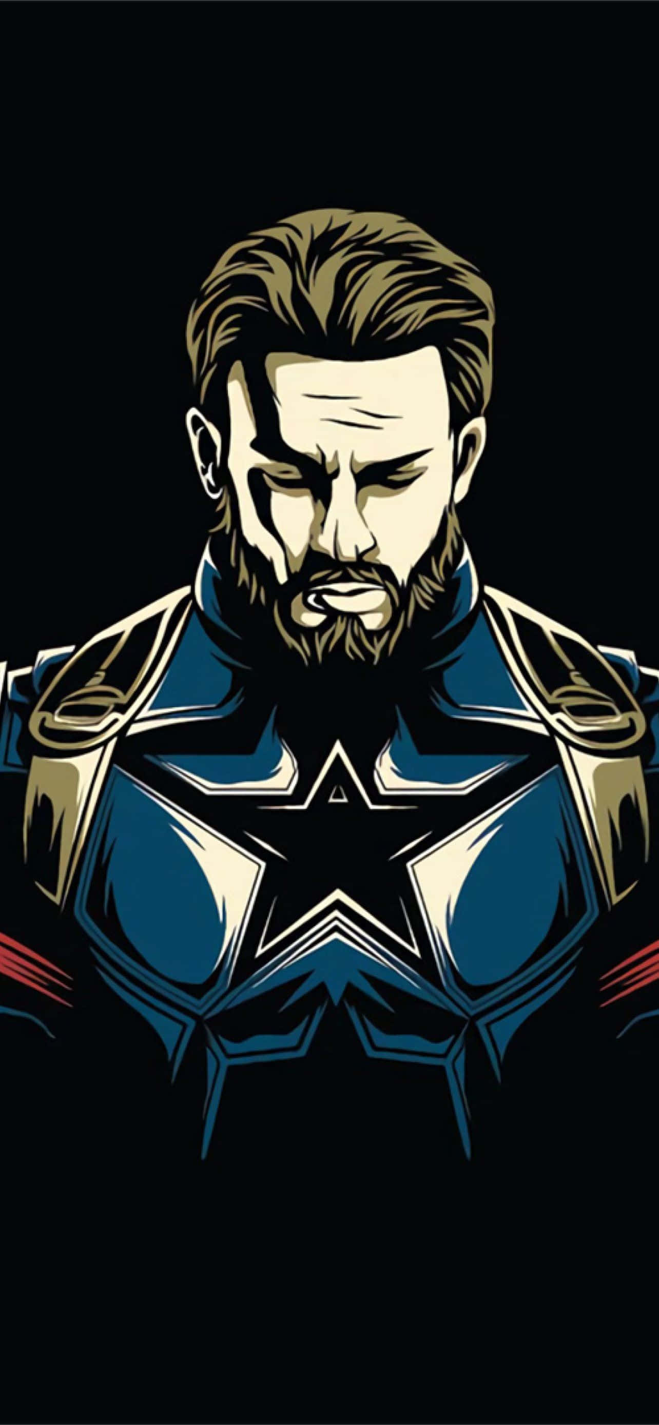 Join Captain America in the Quest to Conquer Coolness Picha ya Ukuta
