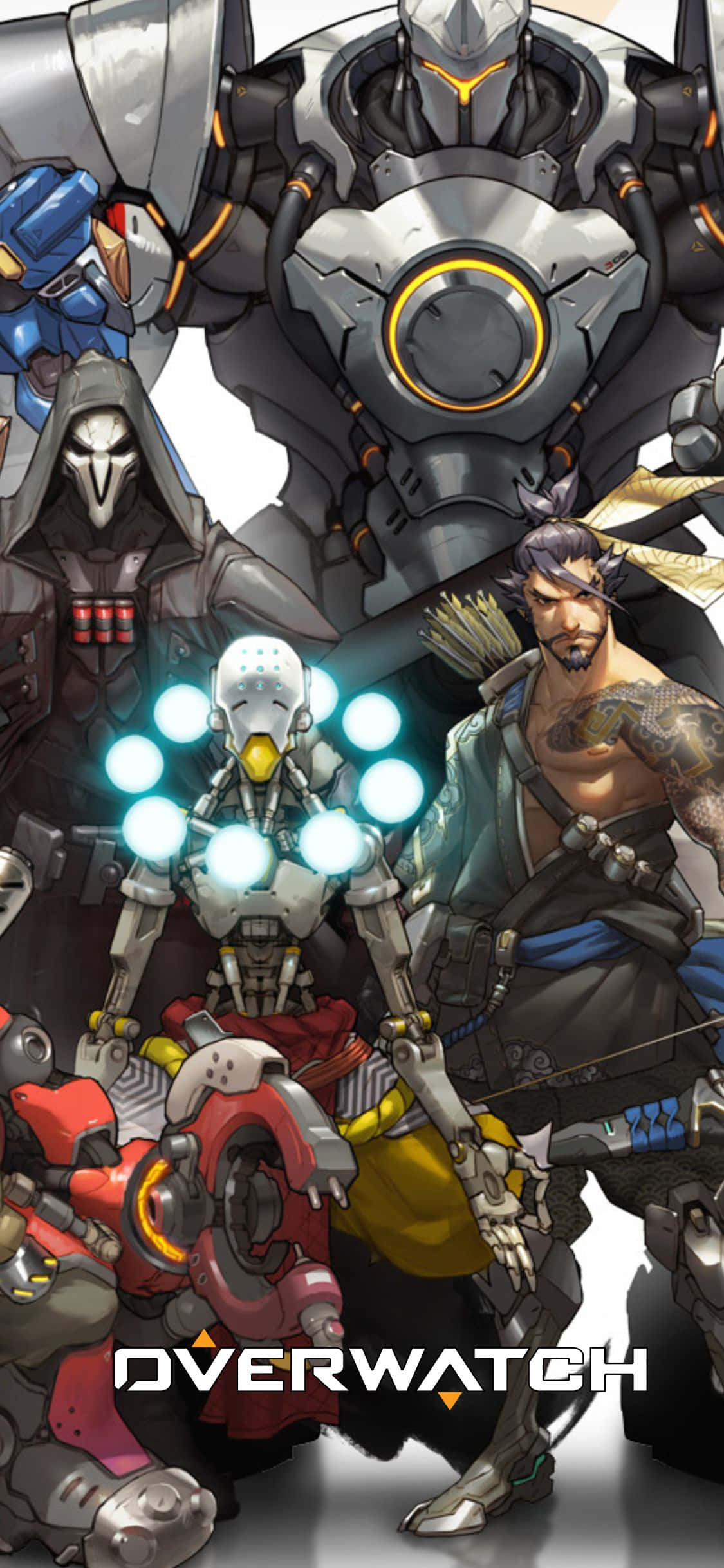 Jihami na iPhone X Overwatch Picha ya Ukuta