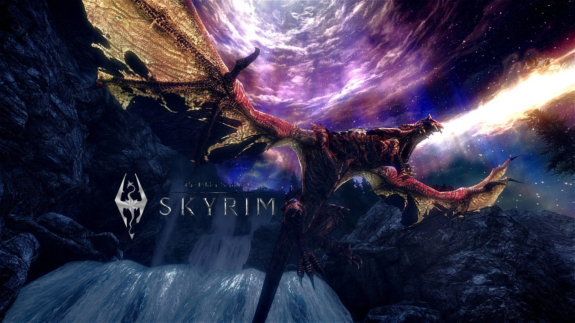 Joka la Skyrim 4K Likitoa Moto Picha ya Ukuta