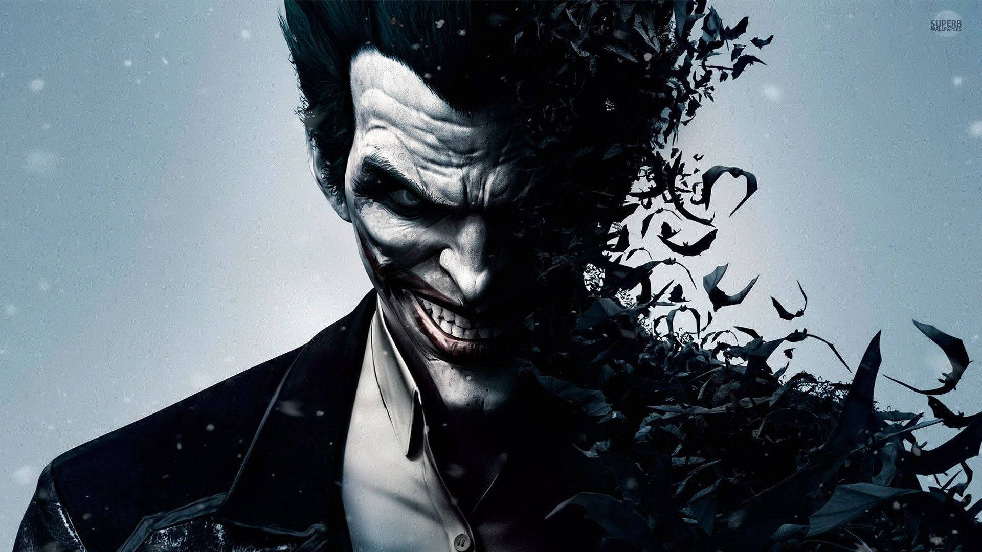 Joker Akivunjika Kuwa Popo Picha ya Ukuta