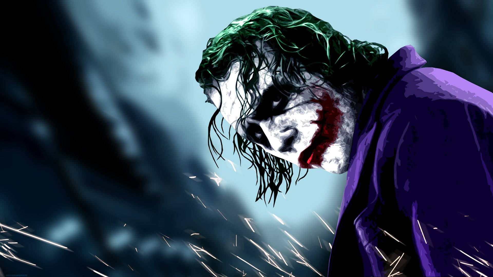 Joker Anayekodolea Macho Picha ya Ukuta