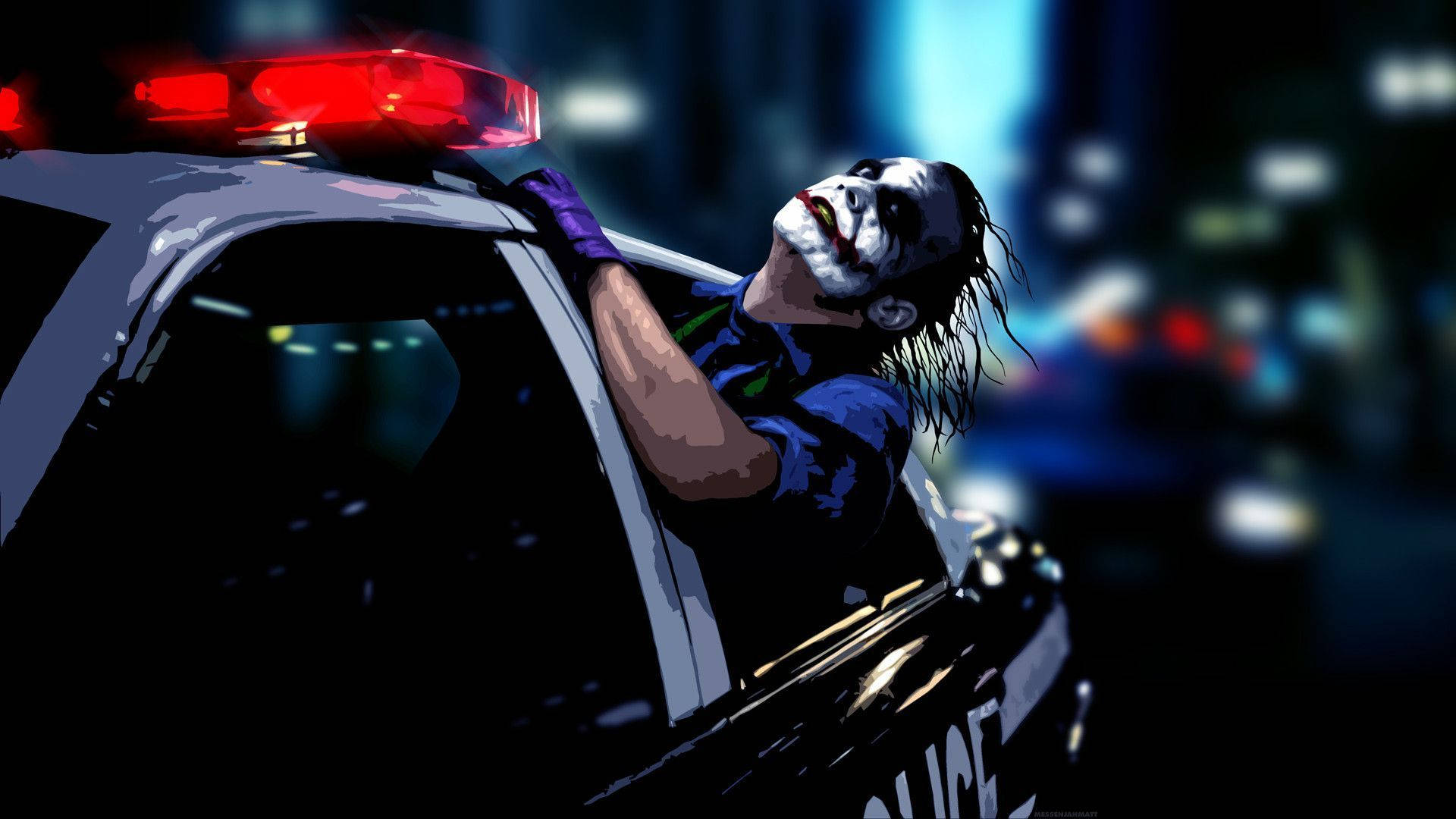 Joker Dark Knight Picha ya Ukuta