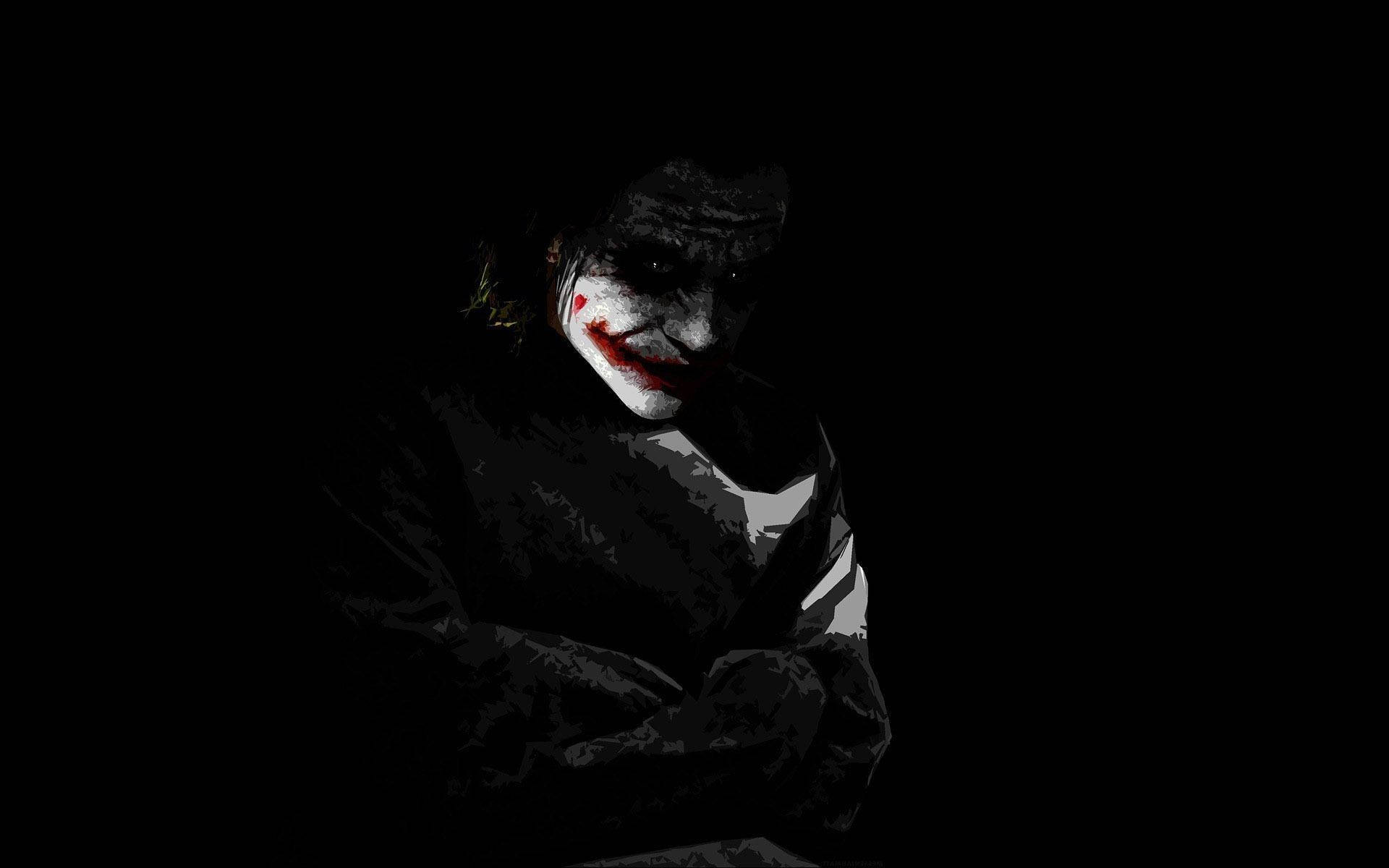 Joker Mpweke Kwenye Vivuli Picha ya Ukuta