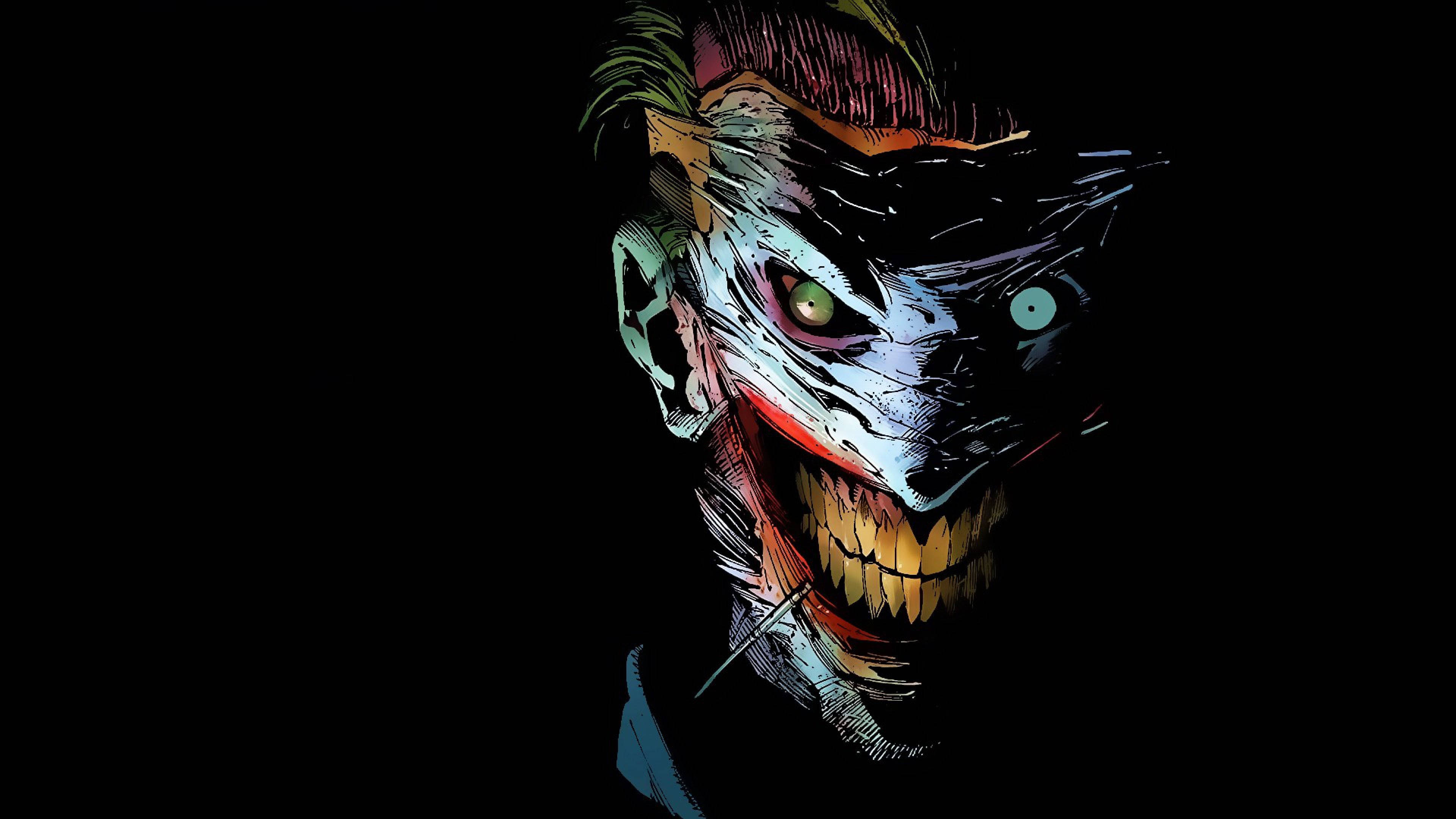 Joker Mwendawazimu Aliyechunwa Picha ya Ukuta