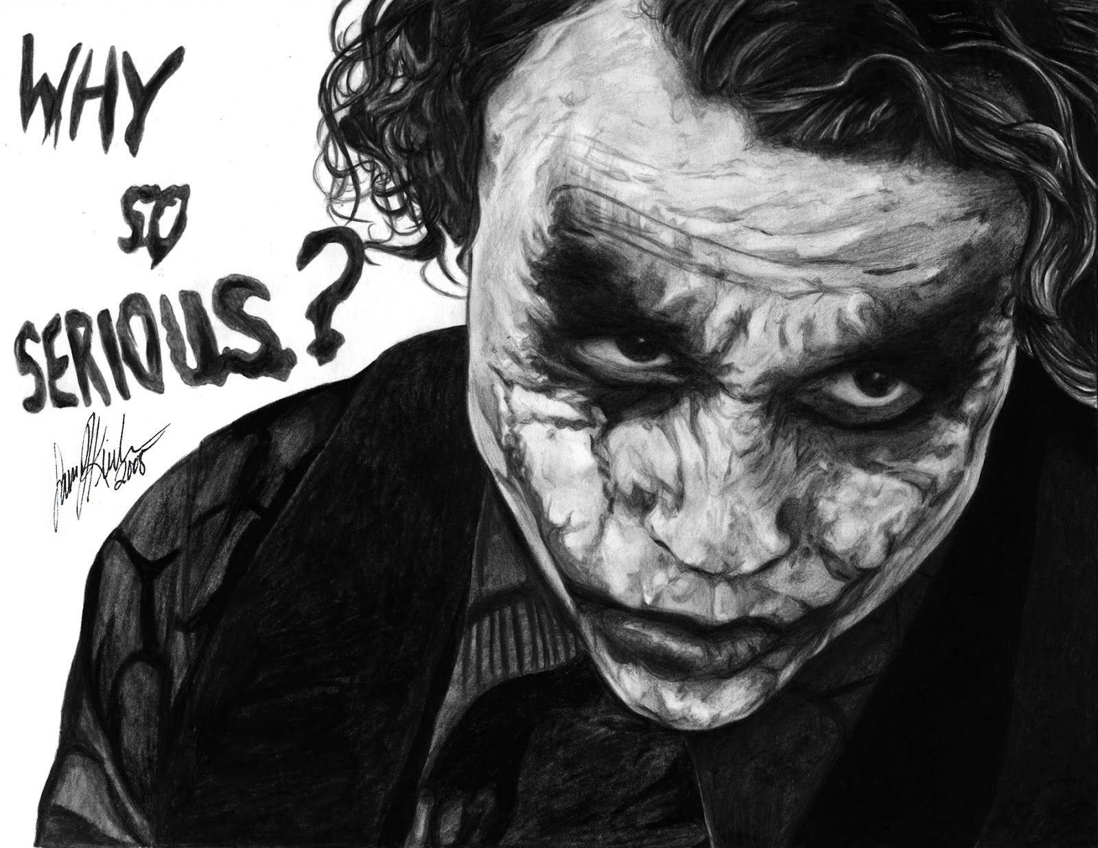 Joker Mwenye Huzuni Picha ya Ukuta
