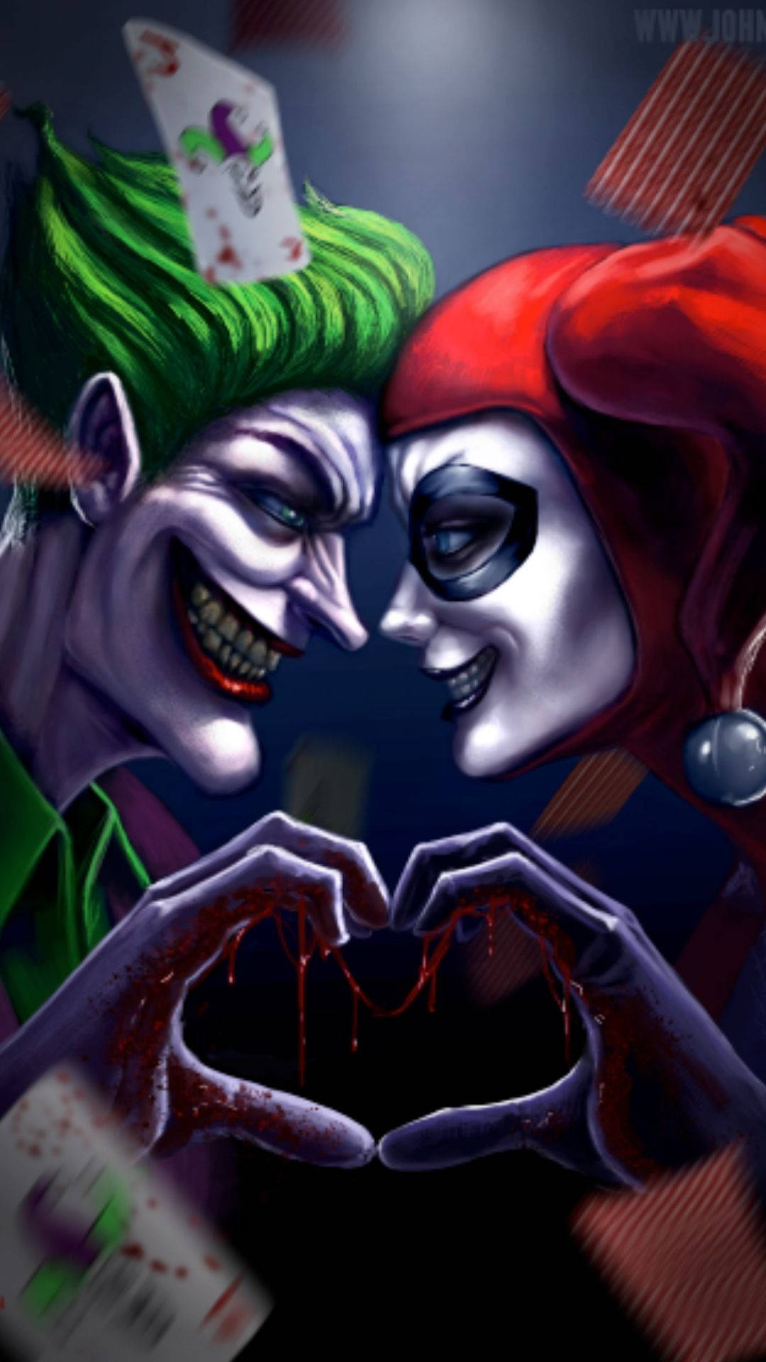 Joker na Harley Quinn Picha ya Ukuta
