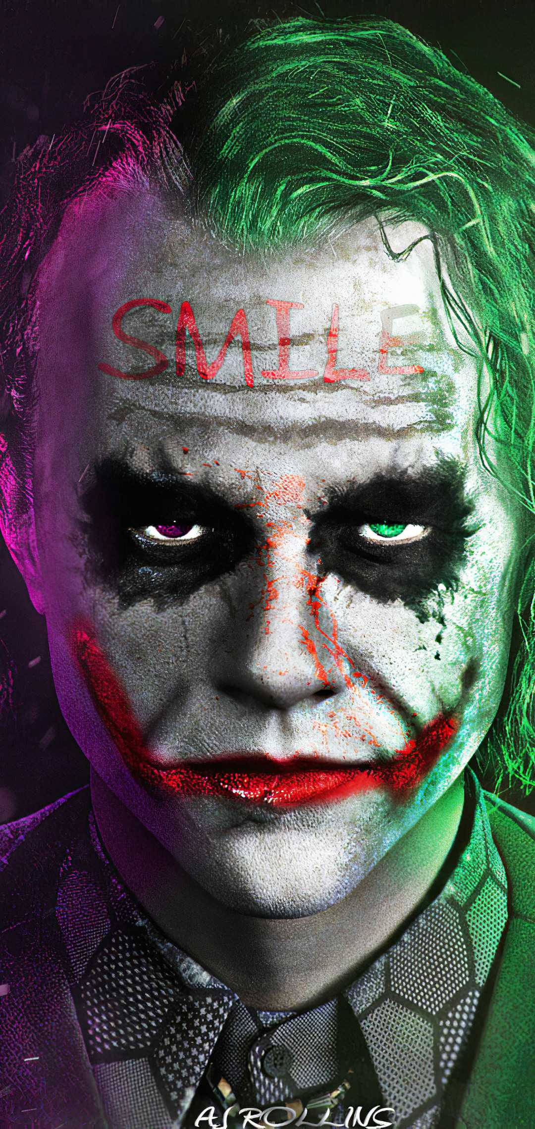 Joker Telefoni Uso Upande Picha ya Ukuta