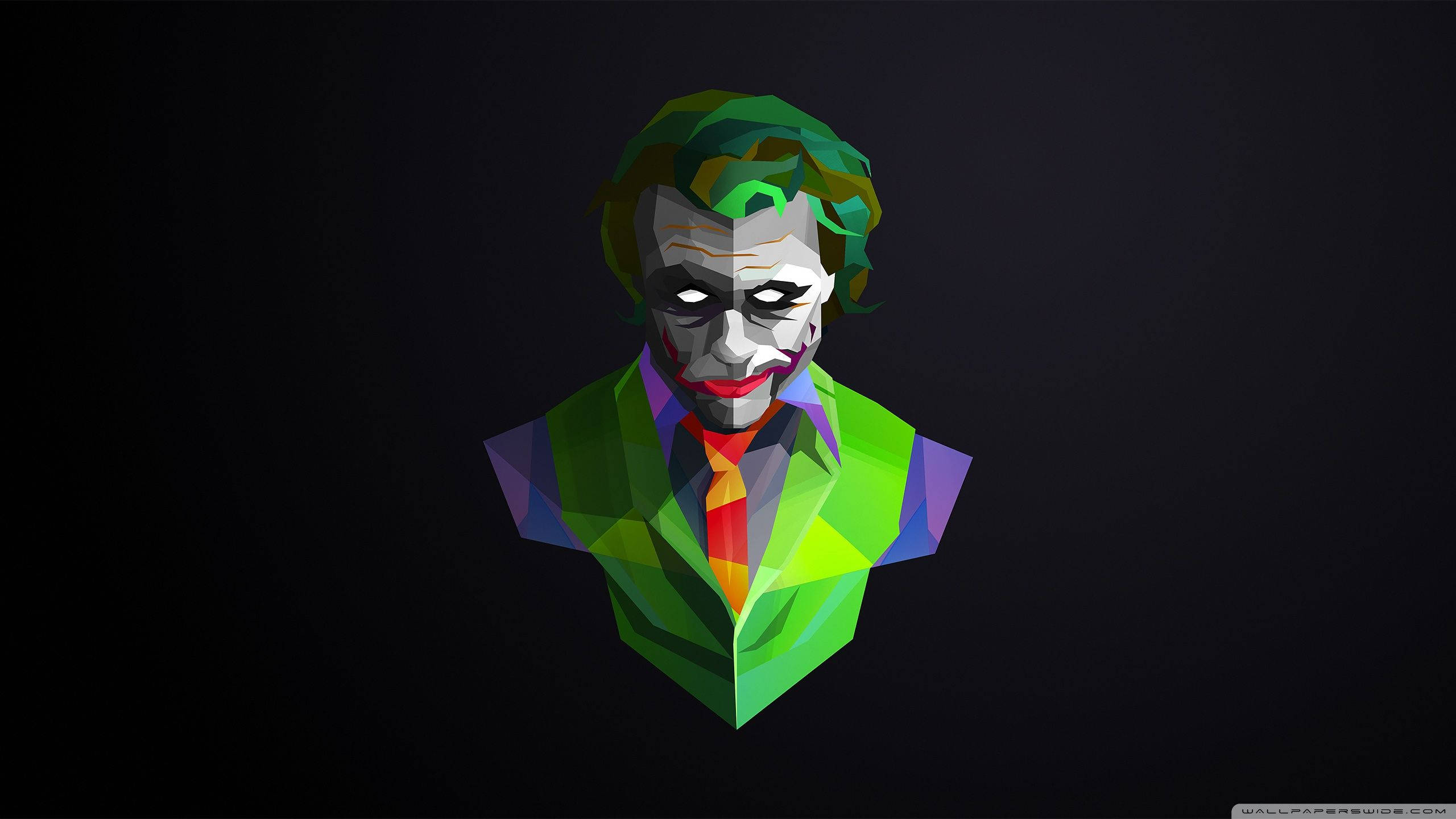 Joker wa Kijiometri wa Dark Knight Picha ya Ukuta
