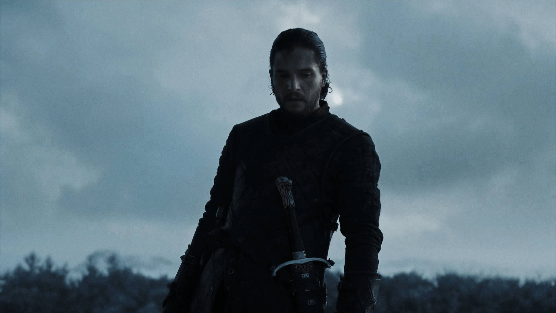 Jon Snow Ame Simama Game Of Thrones Picha ya Ukuta