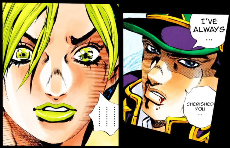 Jotaro na Mtu wa Ajabu Mazungumzo ya Mhemko Picha ya Ukuta