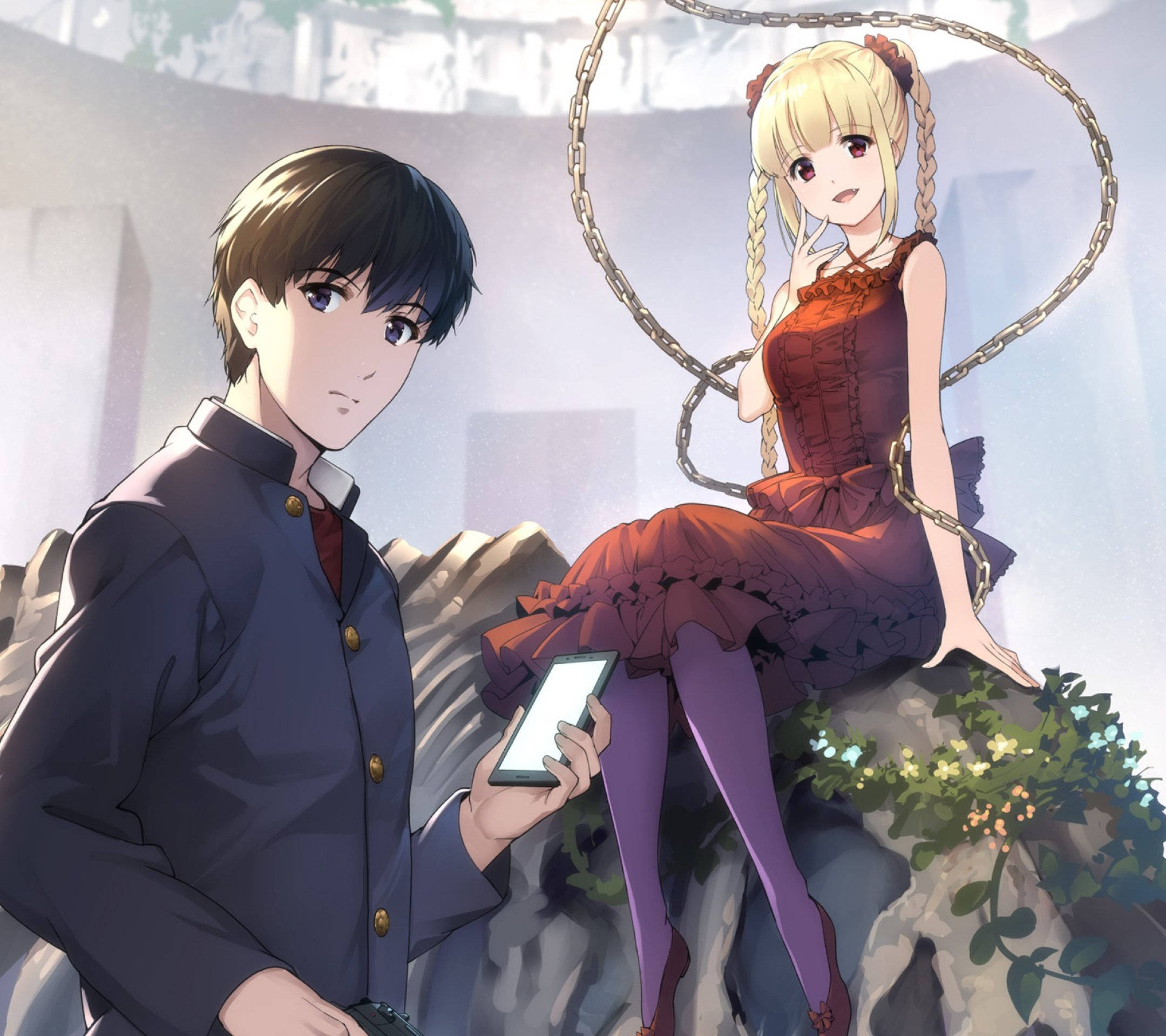 Jozi la Anime Darwin's Game Picha ya Ukuta