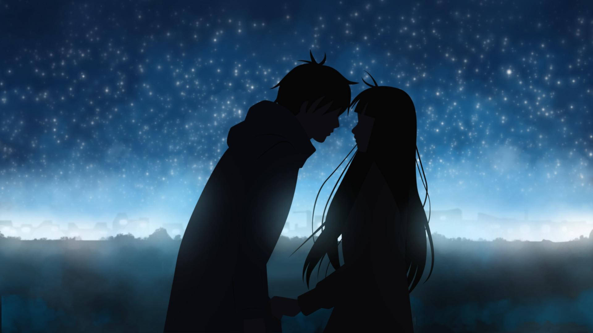 Jozi la Anime Nyeusi Picha ya Ukuta