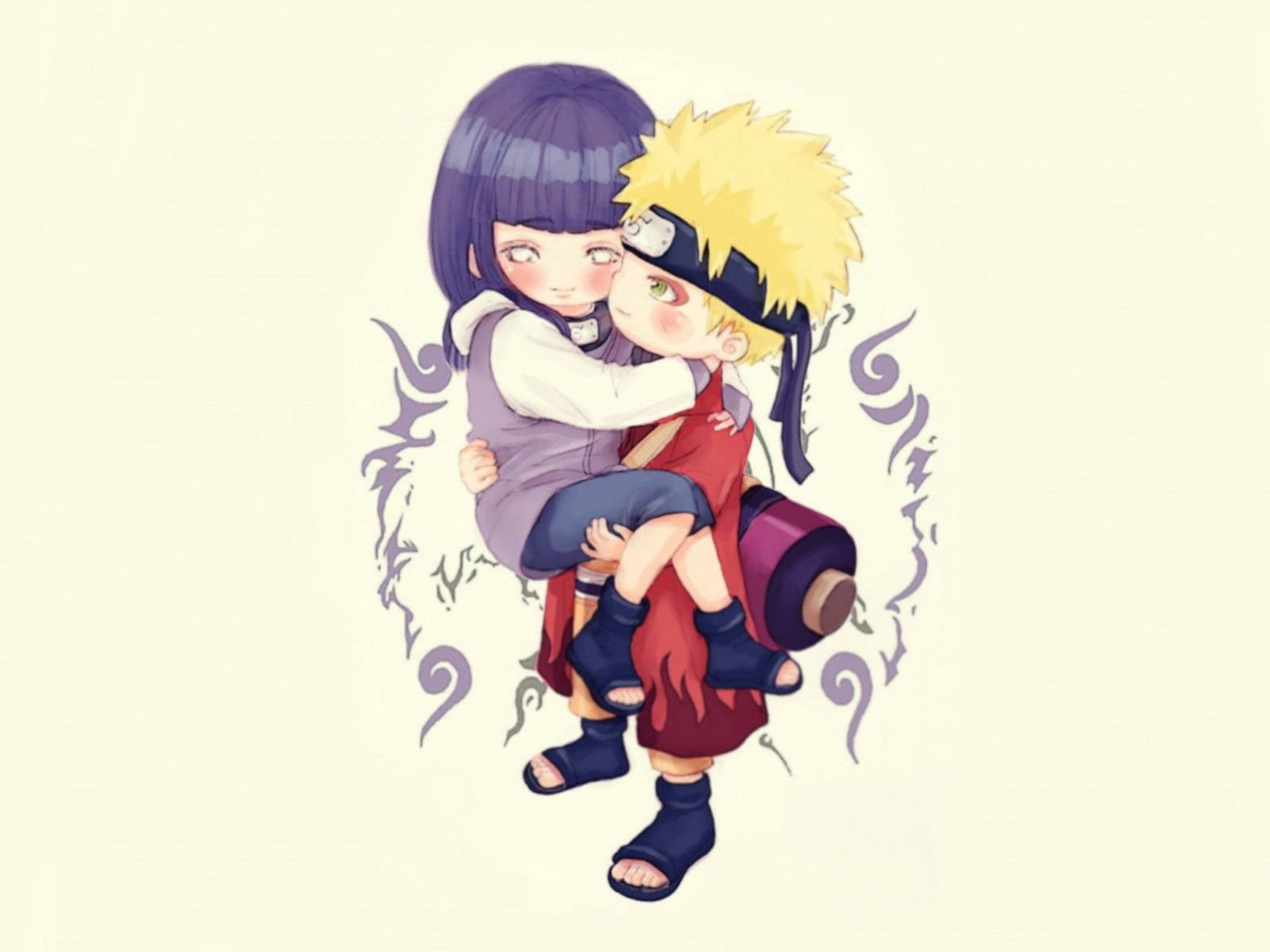 Jozi la Naruto na Hinata Wapenzi Wazuri Picha ya Ukuta