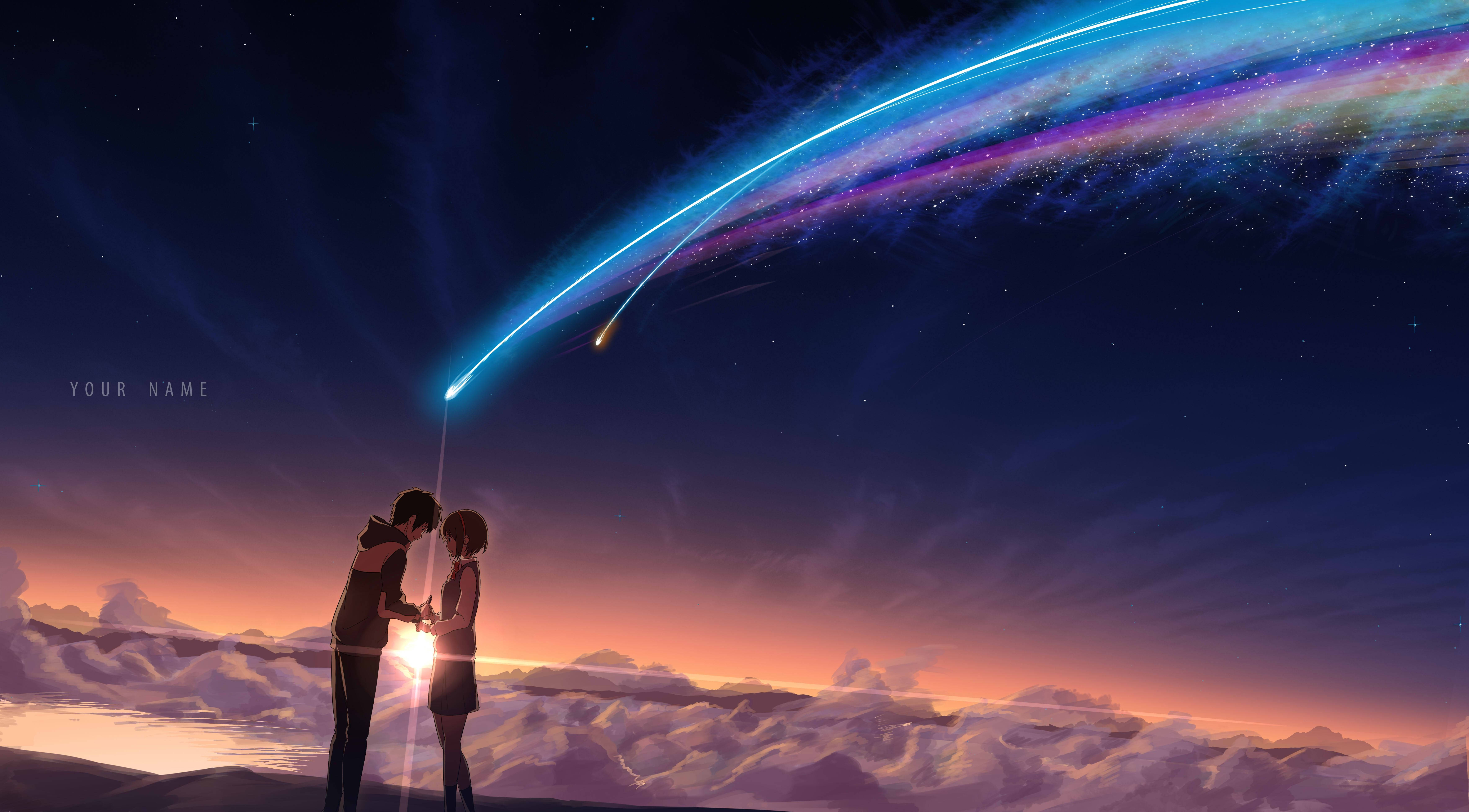 Jozi Tamu la Anime Your Name Picha ya Ukuta