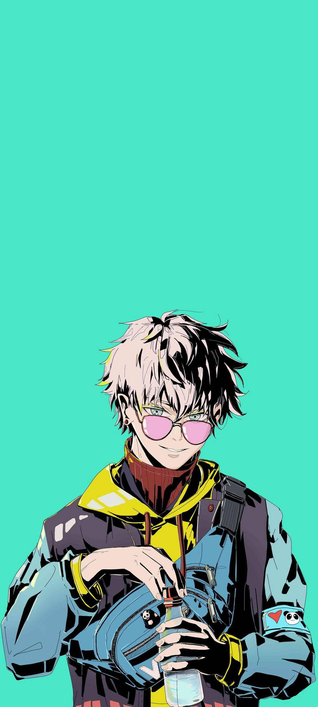 Jujutsu Kaisen Gojo Sanaa ya Kijiko Picha ya Ukuta